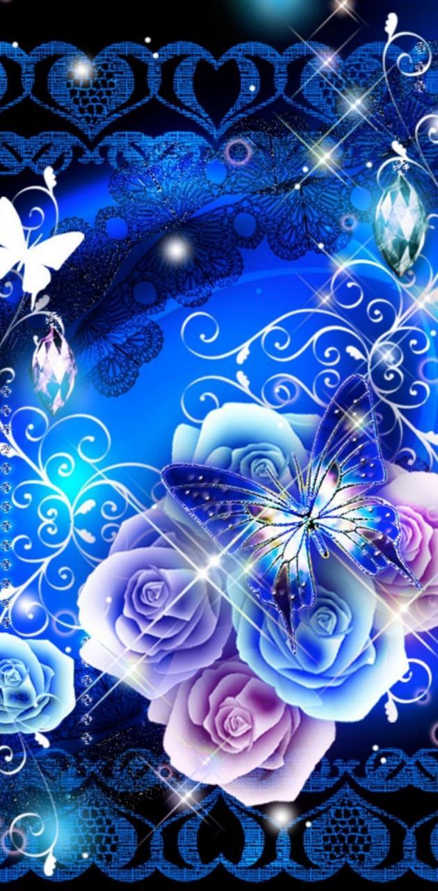 630x1280 Fantasy Garden wallpaper