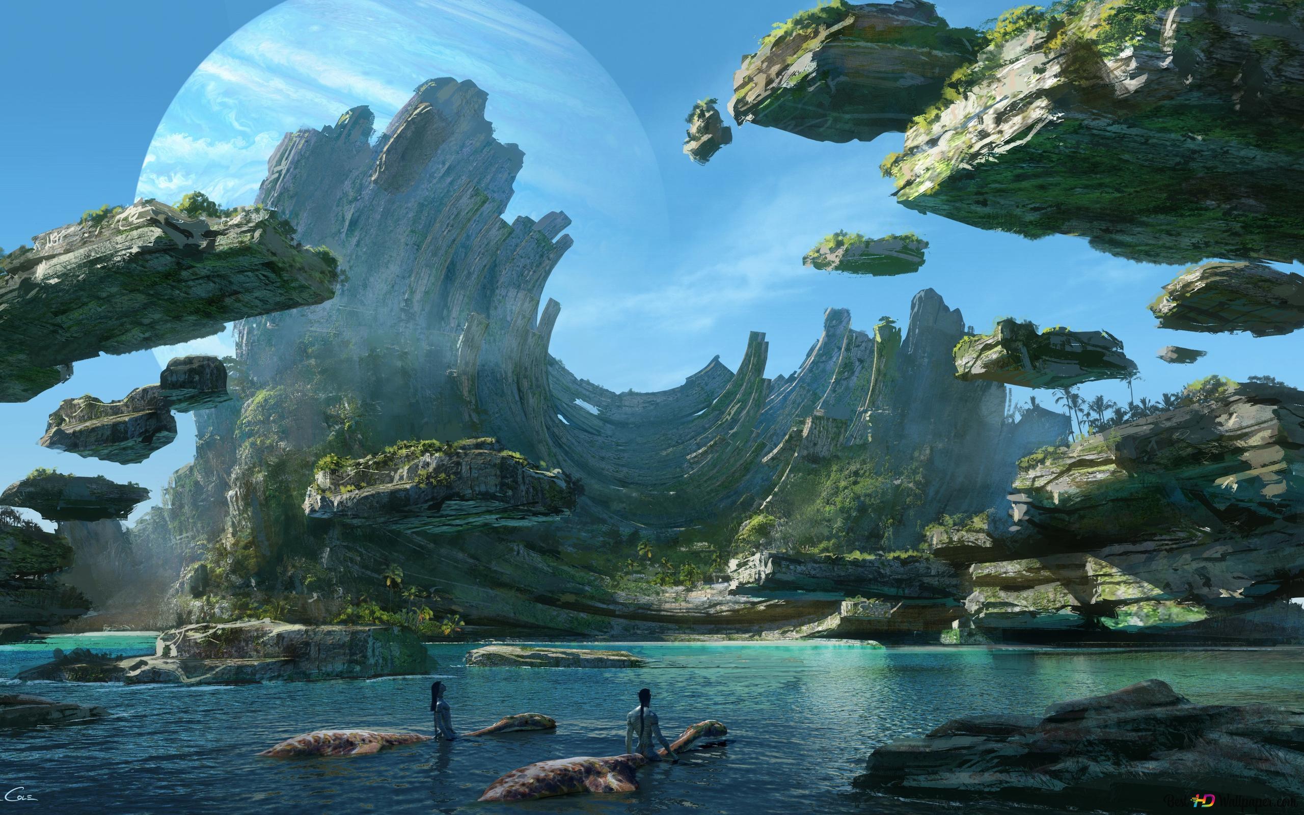 2560x1600 Avatar 2 series rocky habitat 4K wallpaper download