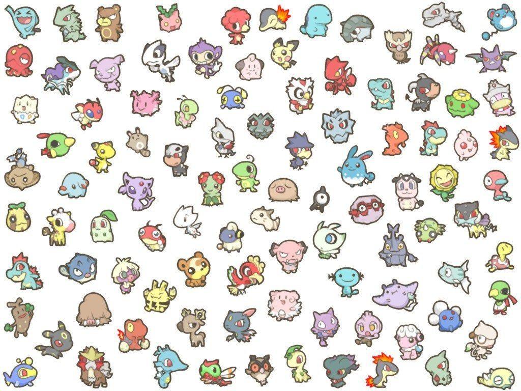 1024x768 Pokemon 2nd Generation Wallpaper