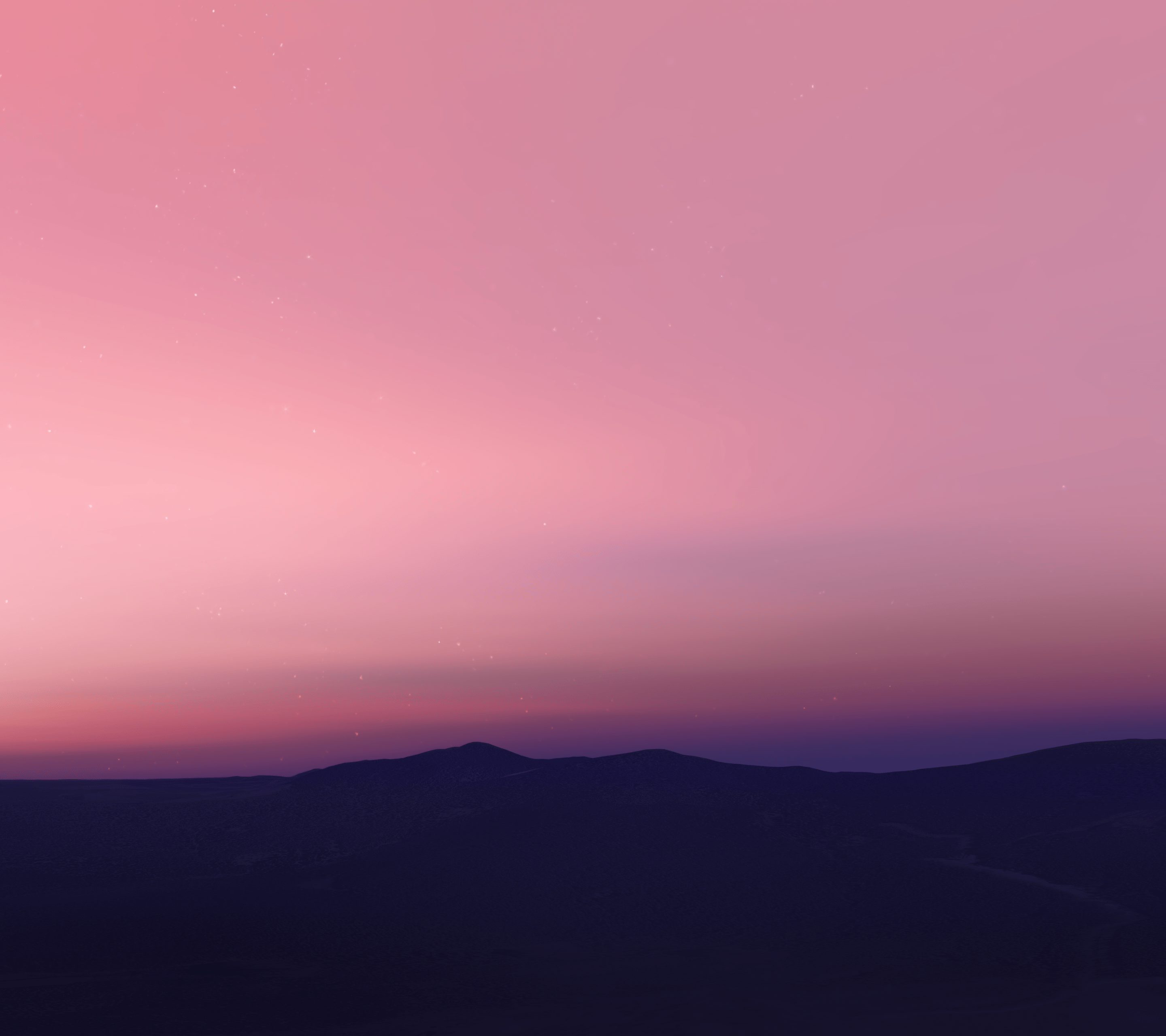 2880x2560 Dusk, Sunset, Mountains, Stock, Android, Silhouette Gallery HD Wallpaper