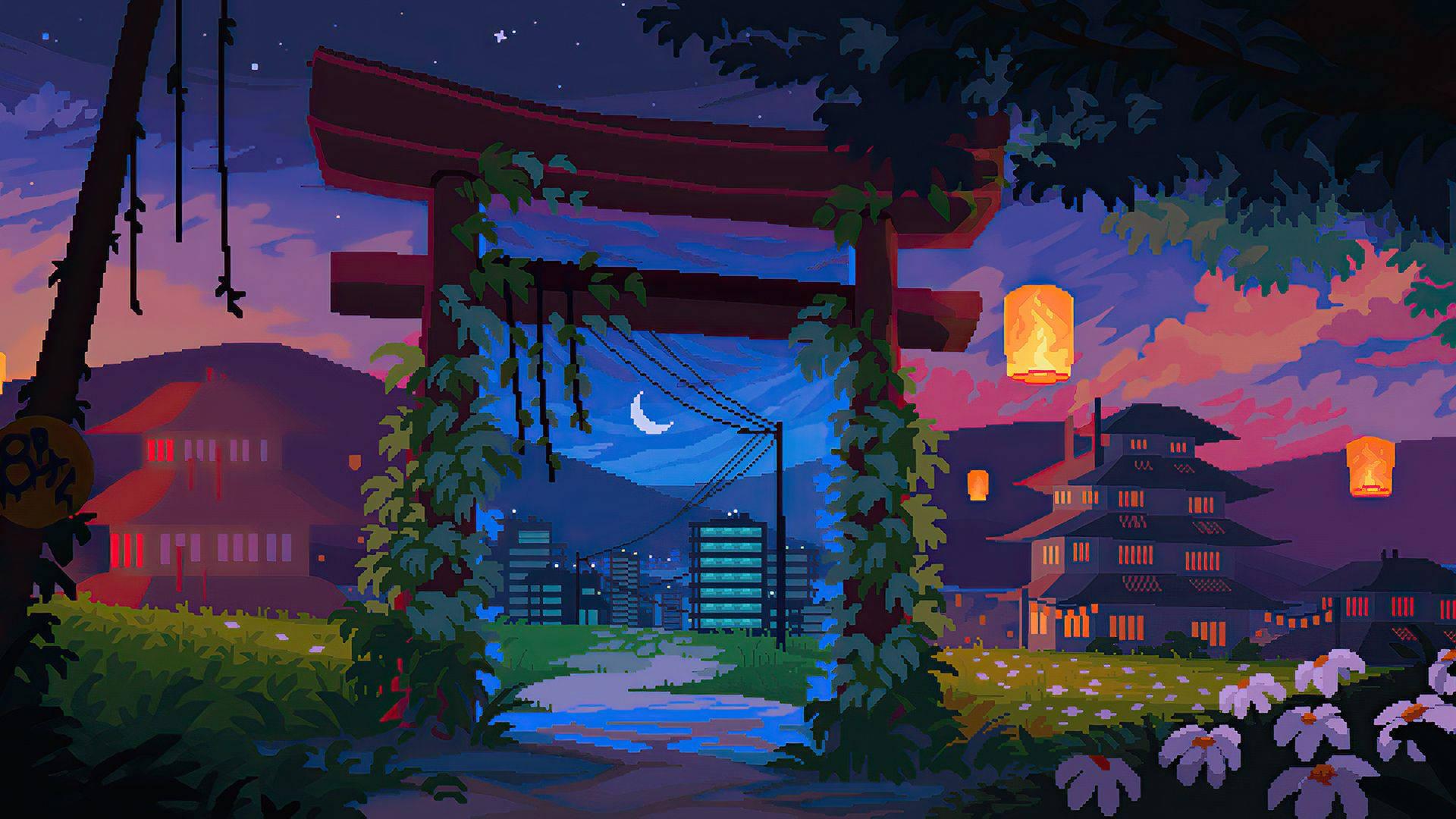 1920x1080 Download Explore 8 Bit Japan In Fascinating Resolution Wallpaper