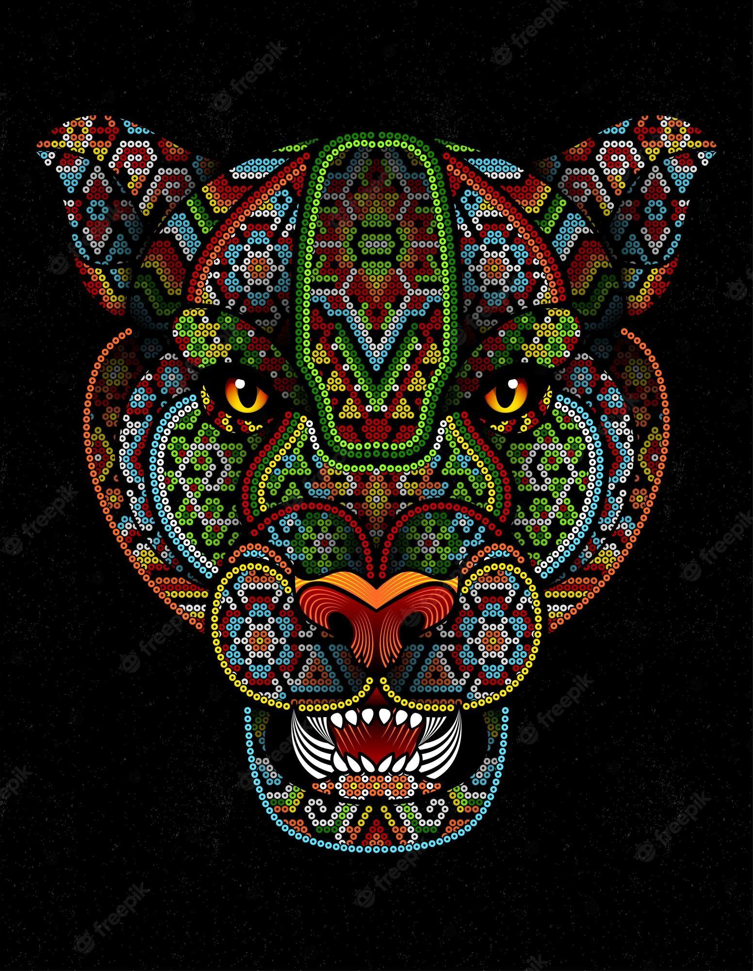 1552x2000 Huichol Art Image