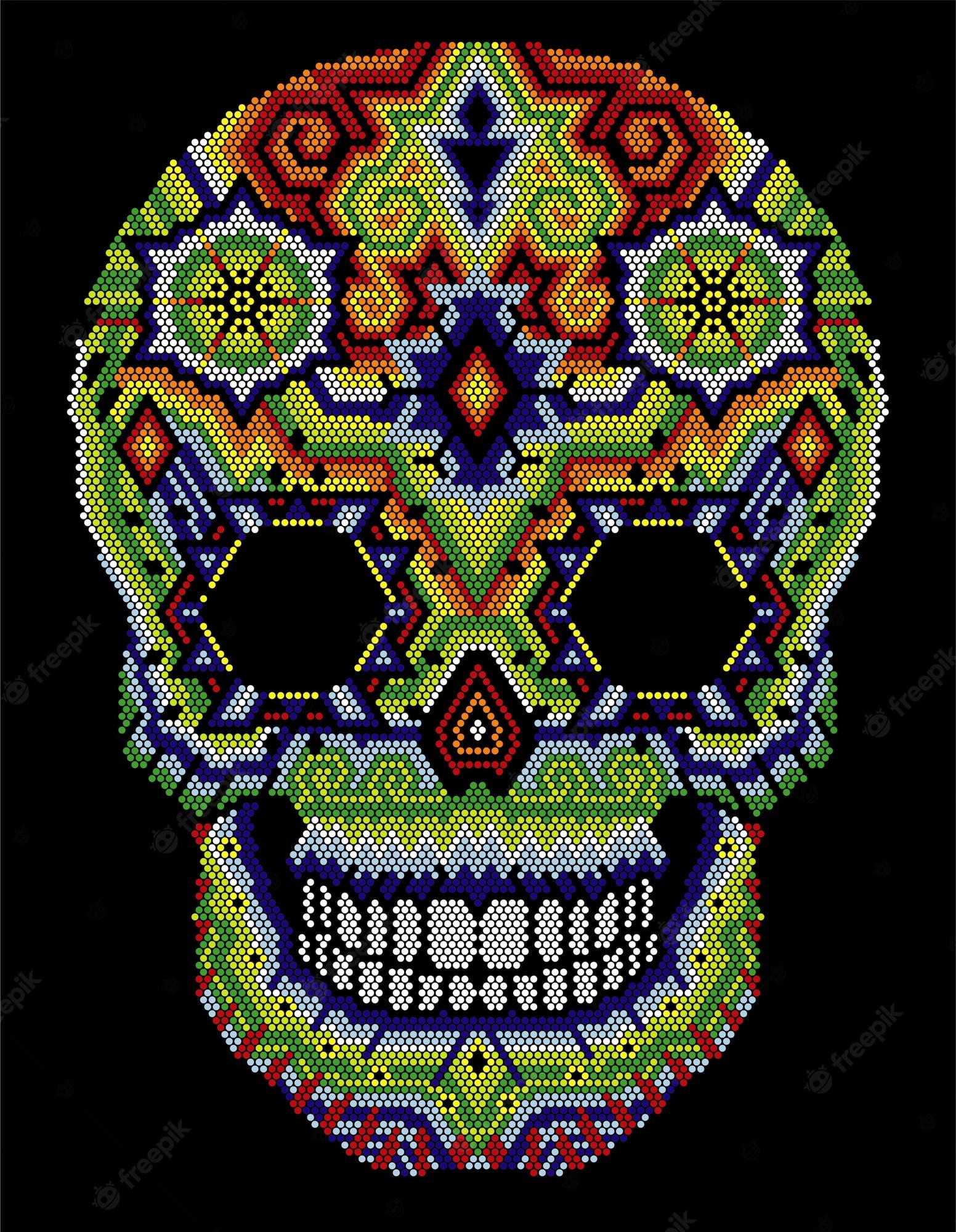 1552x2000 Huichol Art Image