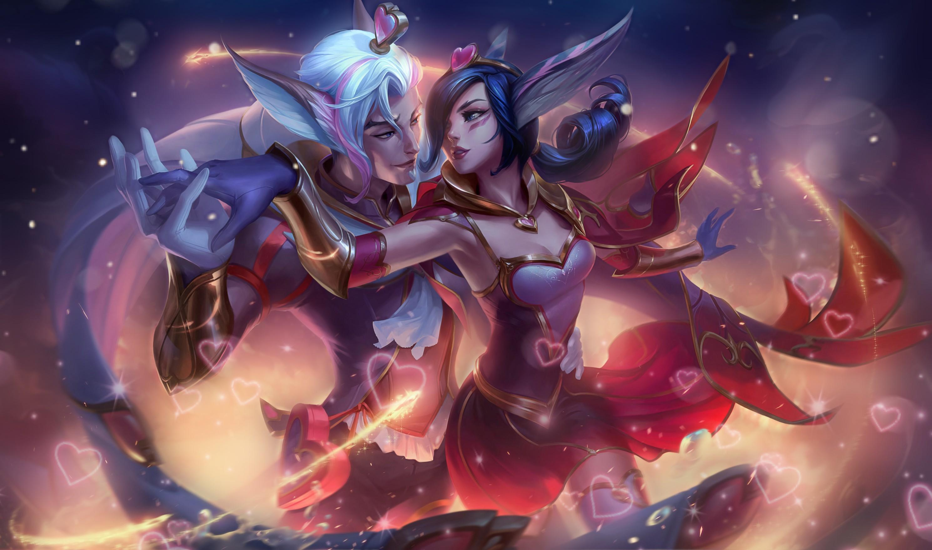 2980x1758 I Edited Sweetheart Xayah Rakan Wallpaper Here. Hope U Guys Like It :)