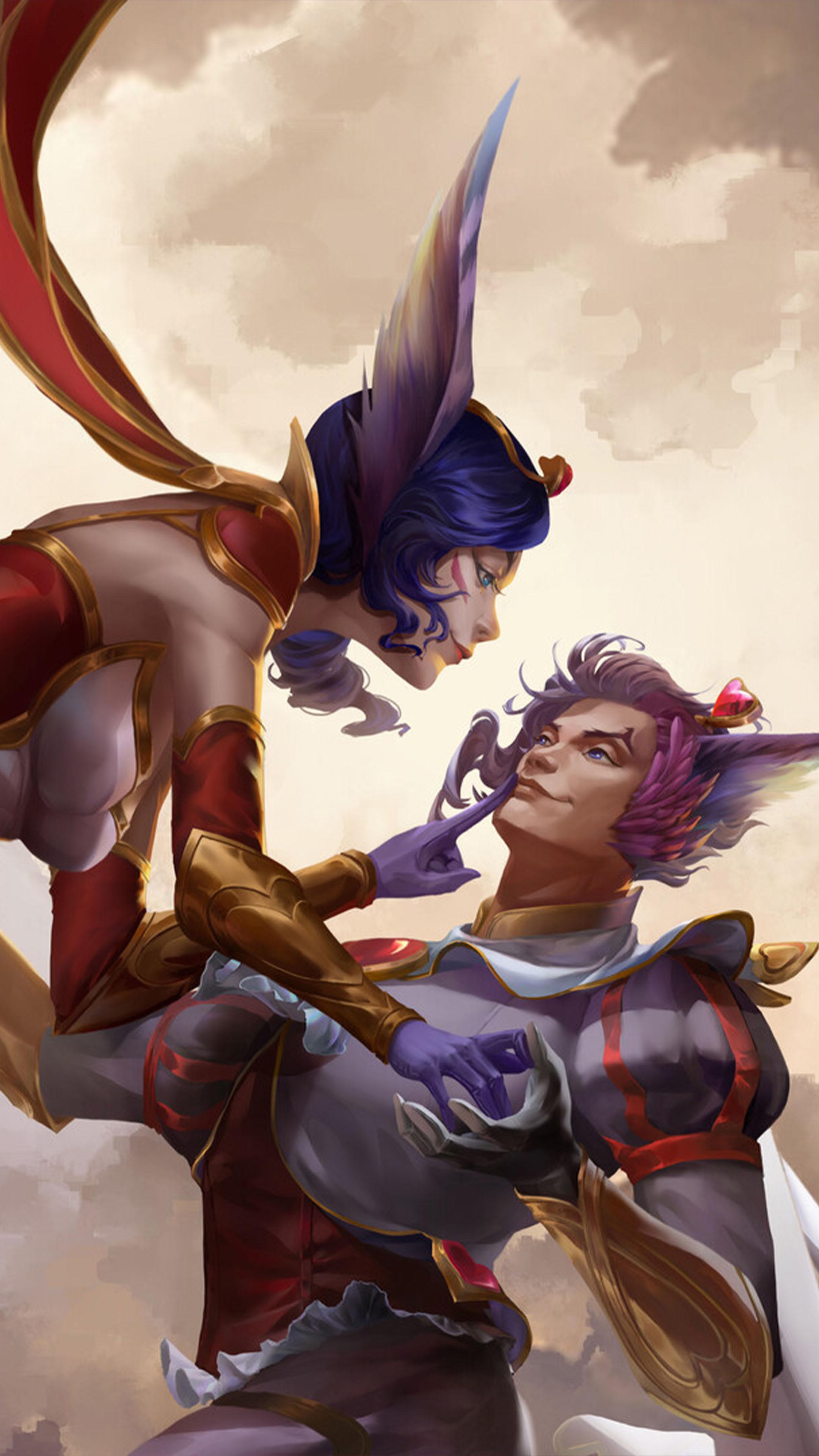 2160x3840 Xayah And Rakan League of Legends 4K Ultra HD Mobile Wallpaper