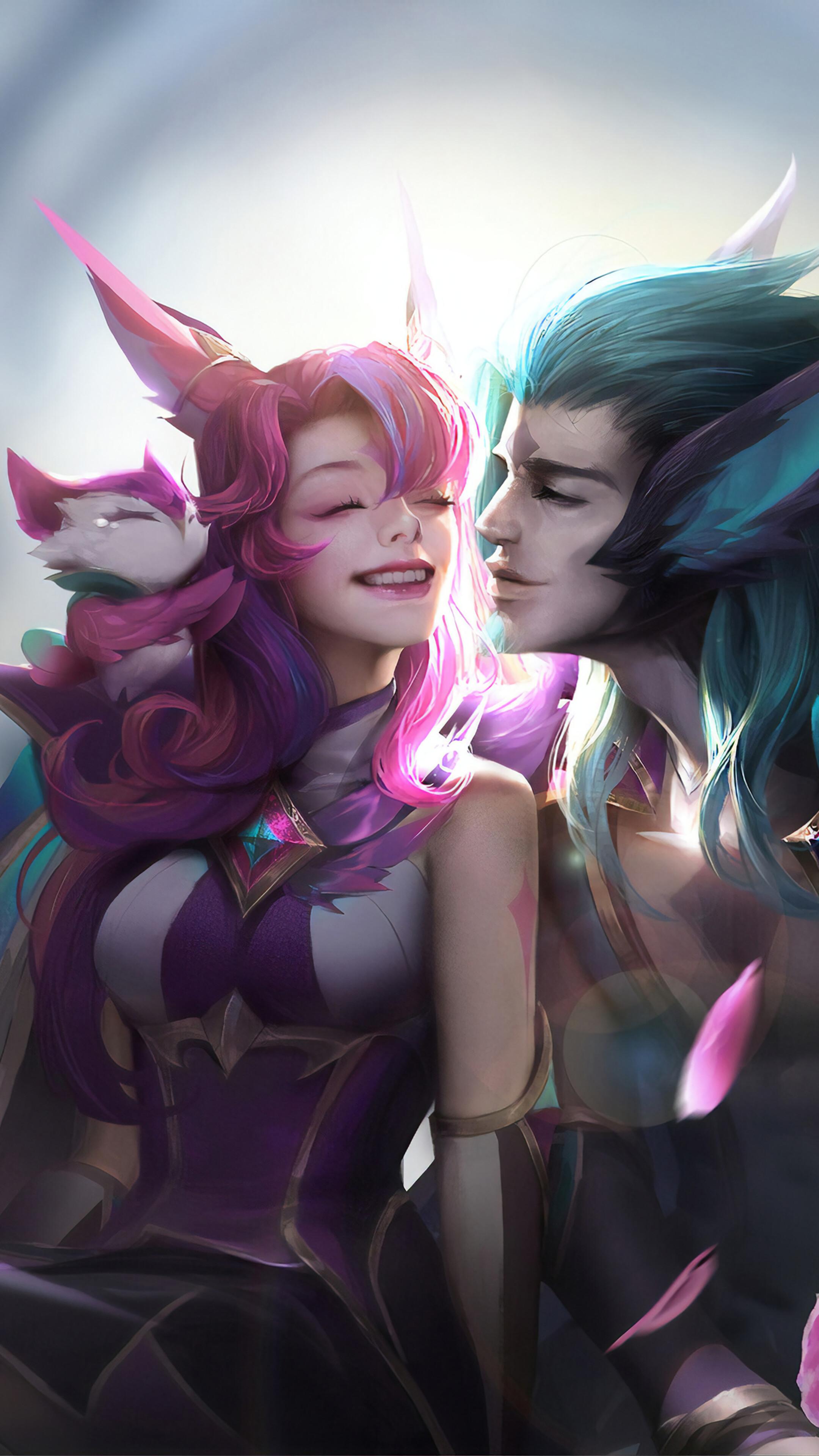 2160x3840 Star Guardian, Xayah, Rakan, LoL, 4k Gallery HD Wallpaper