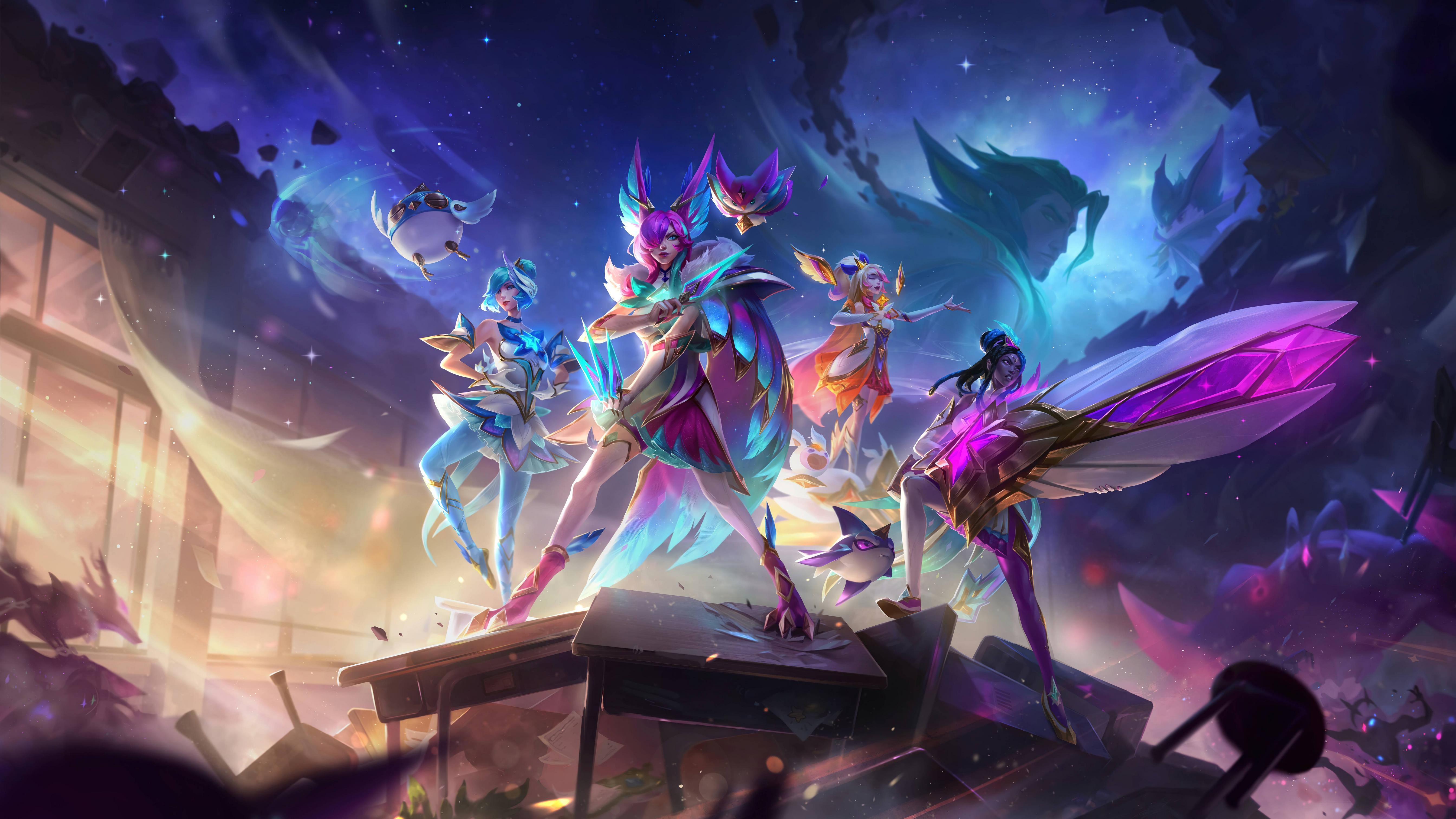 5376x3024 Xayah And Rakan League Of Legends, HD Games, 4k Wallpaper, Image, Background, Photo and Picture