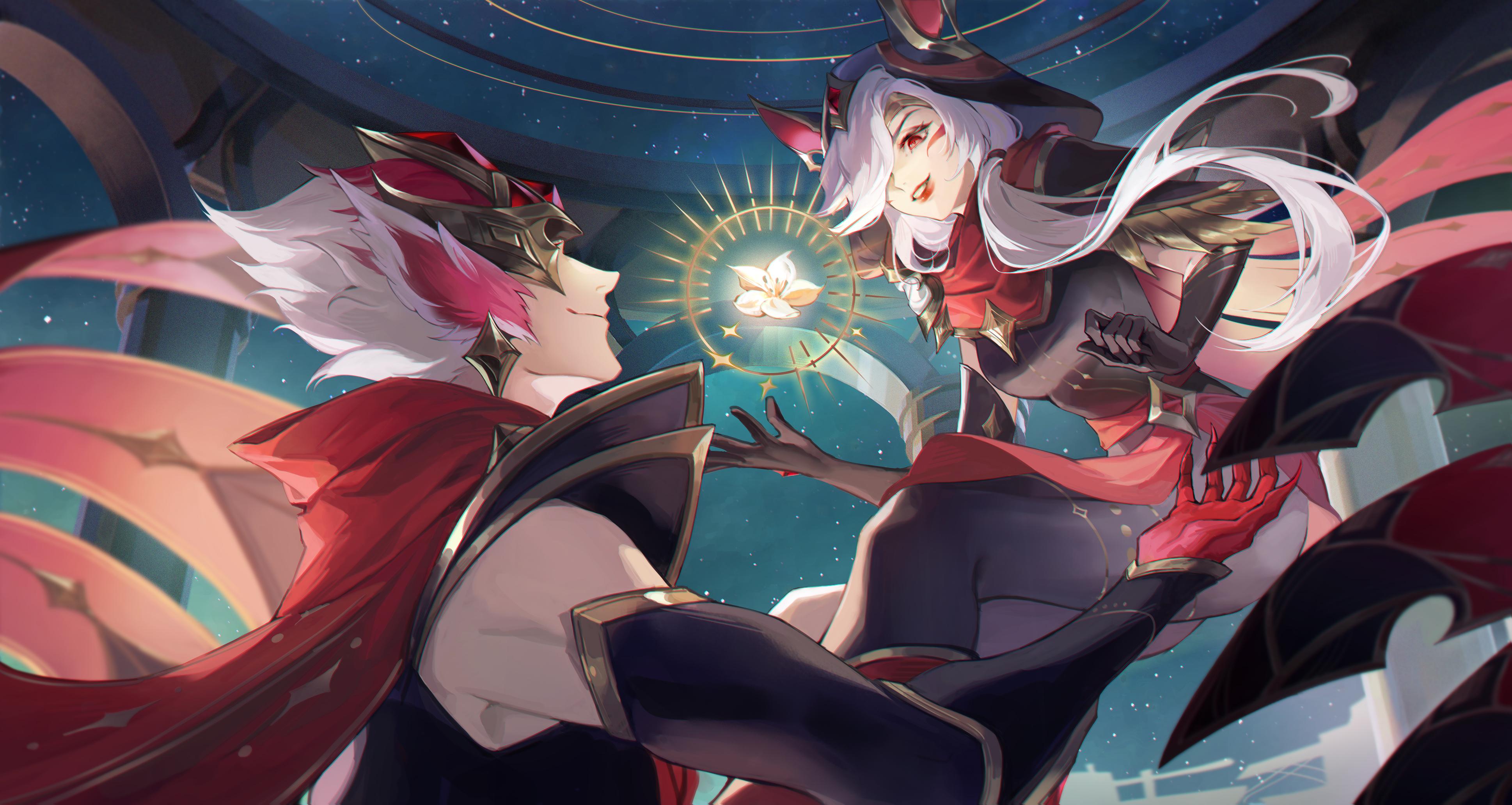 3876x2063 Xayah (League of Legends) HD Wallpaper and Background