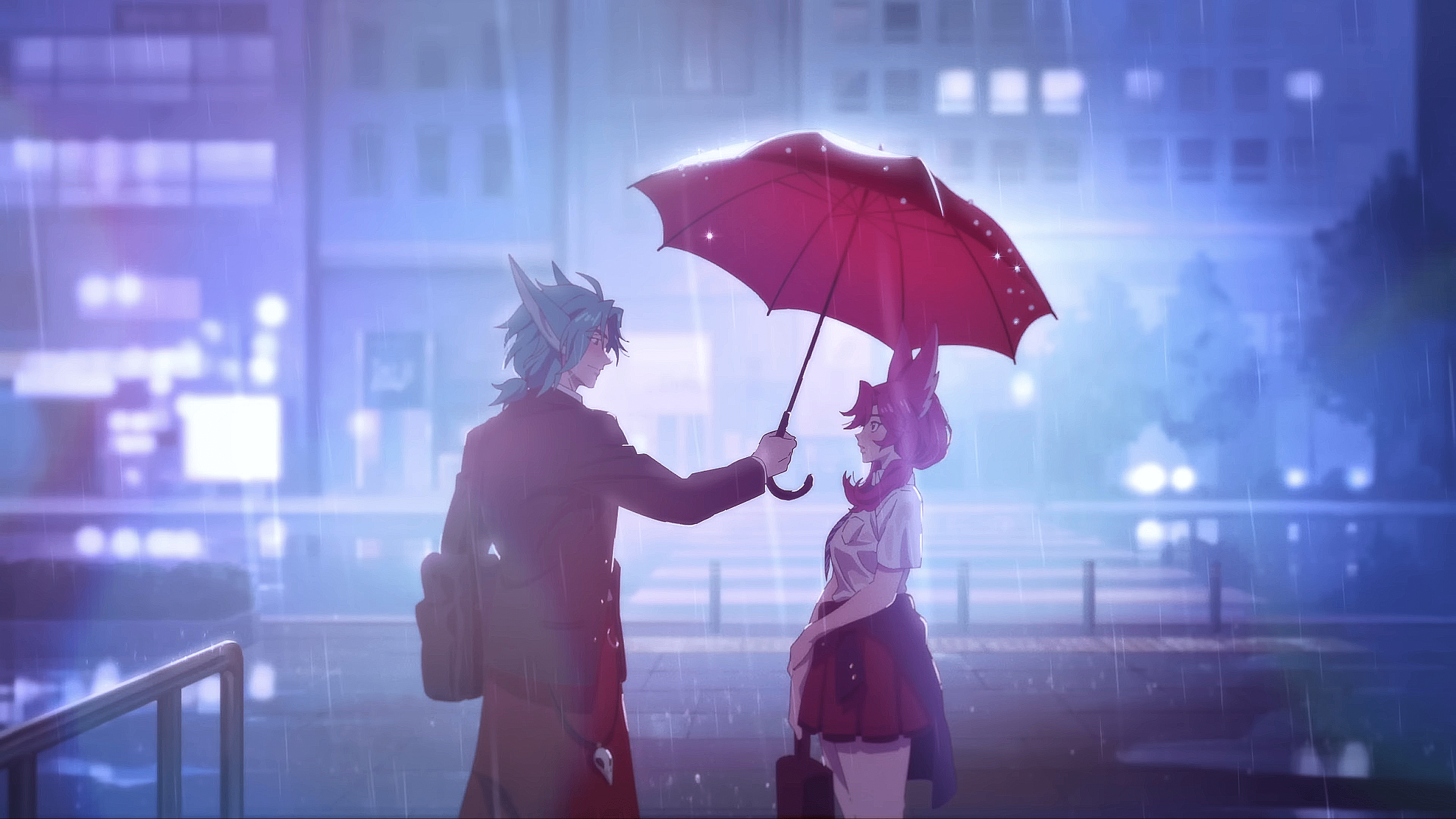 3840x2160 Star Guardian Xayah & Rakan memories from the music video (Wallpaper)
