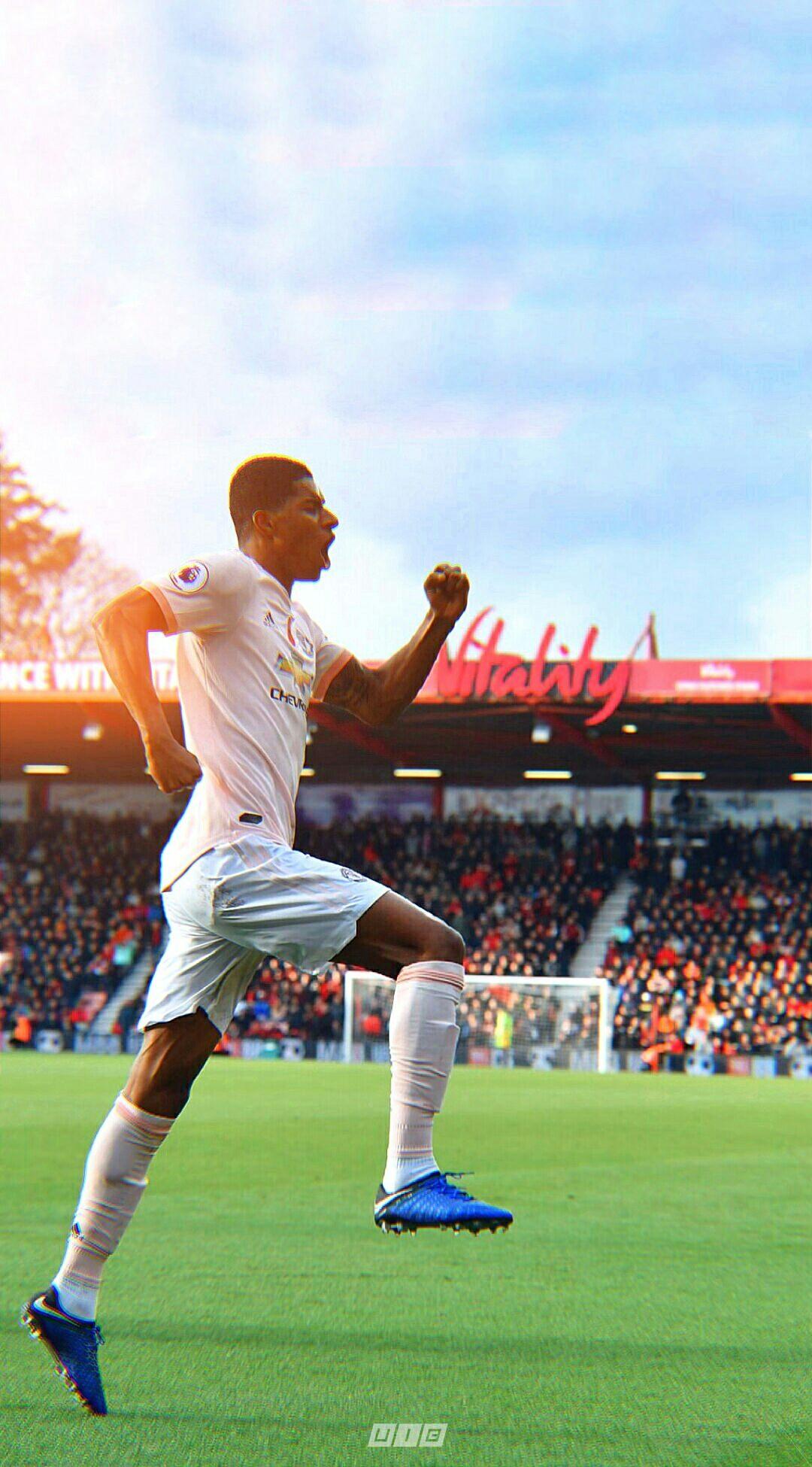 1080x1950 Marcus Rashford HD Mobile Wallpaper at Manchester United. Man Utd Core