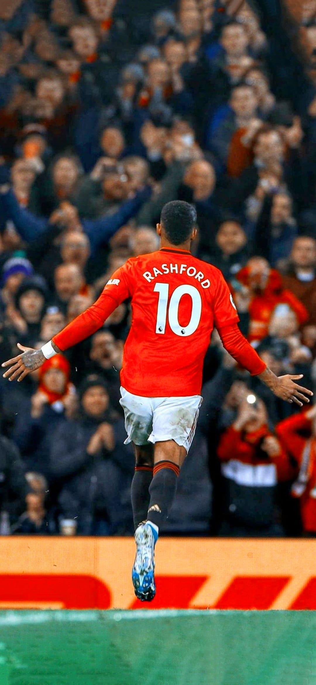 1080x2340 Rashford Celebration Wallpaper