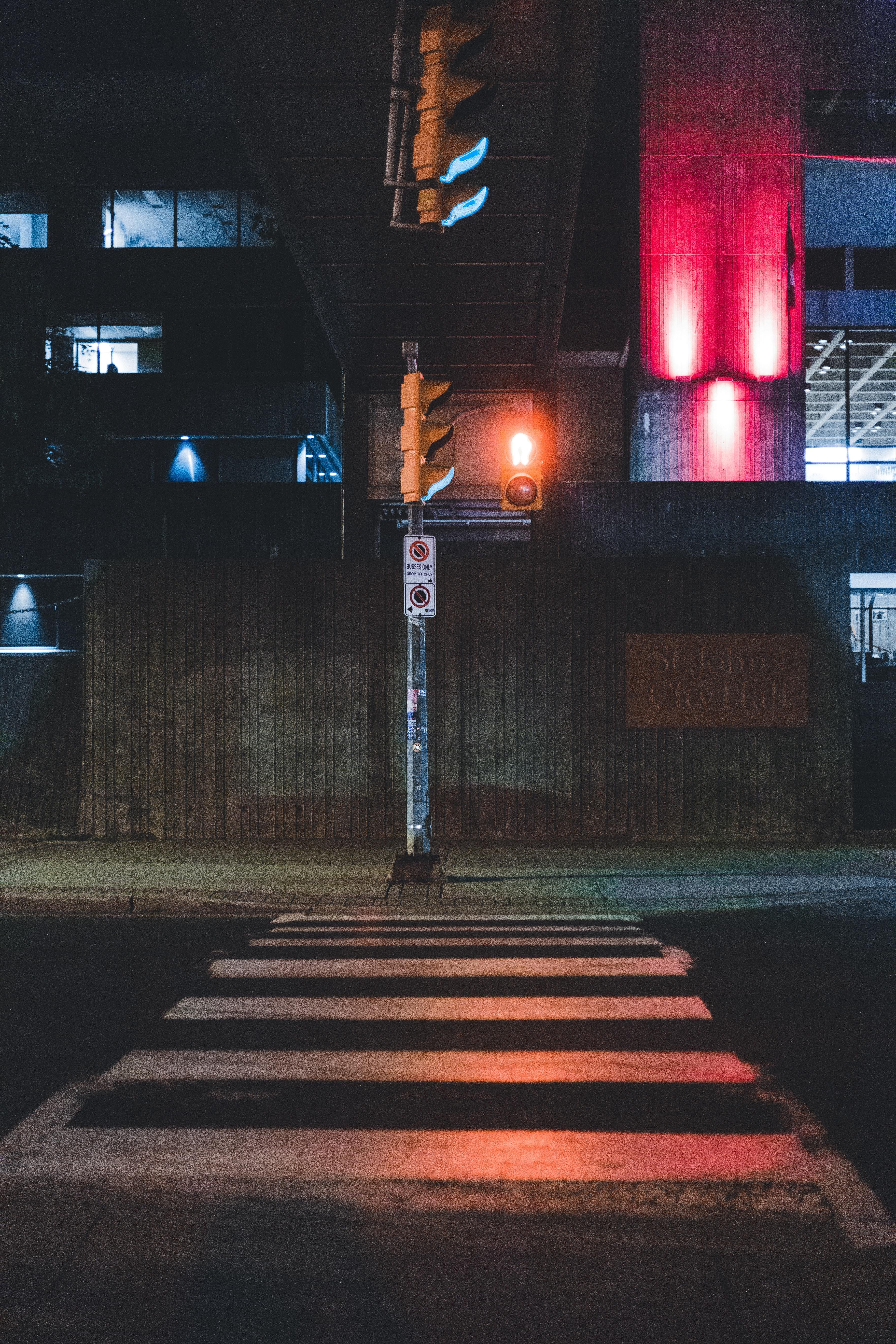 3648x5472 A Crosswalk under Traffic Lights · Free