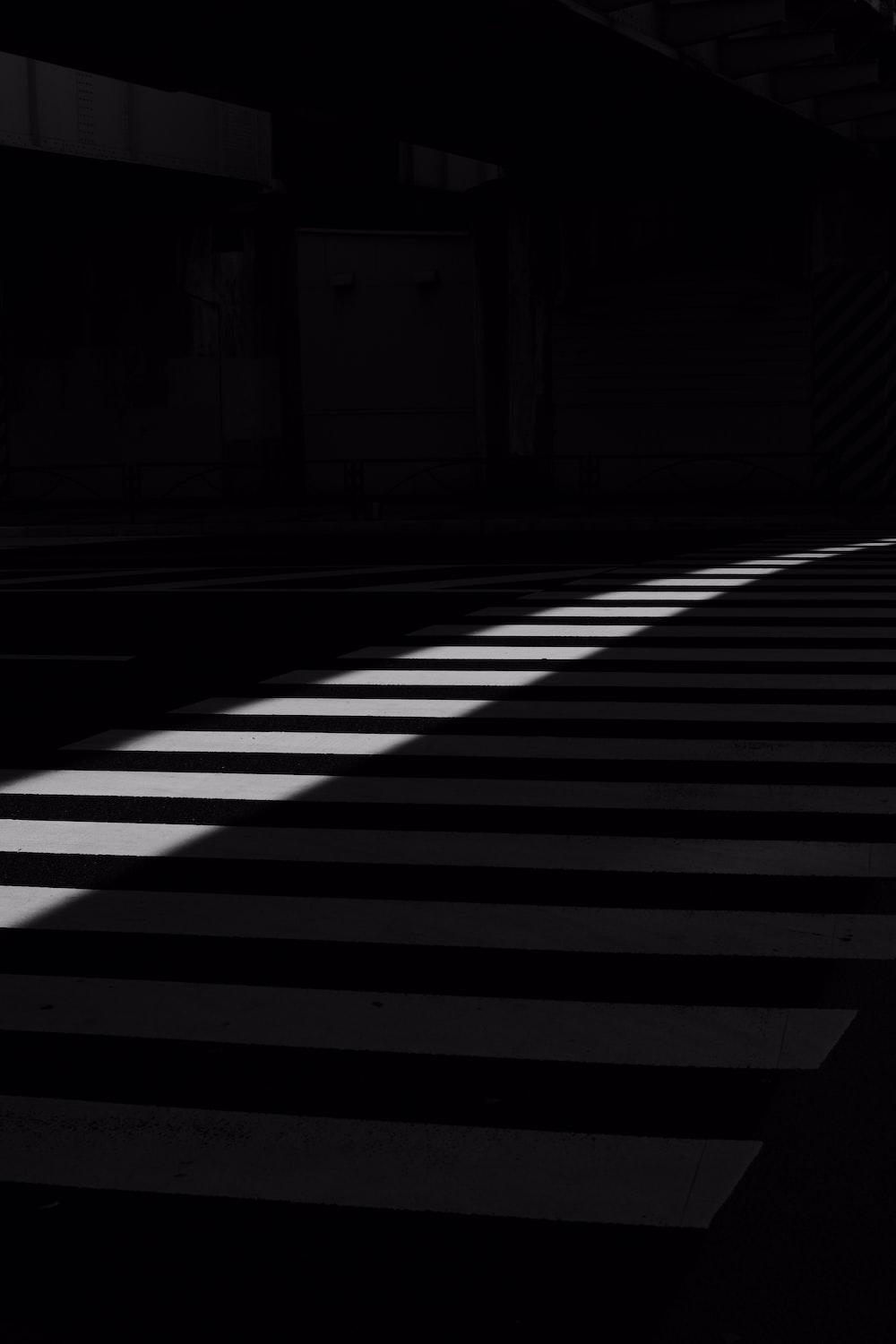 1000x1500 A black and white photo of a crosswalk photo
