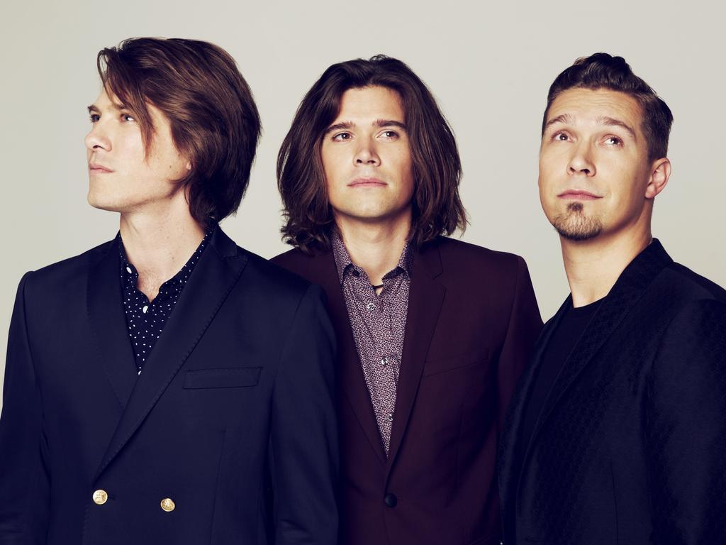 1024x768 Hanson: MMMBop band String Theory Australian concert tour. The Courier Mail