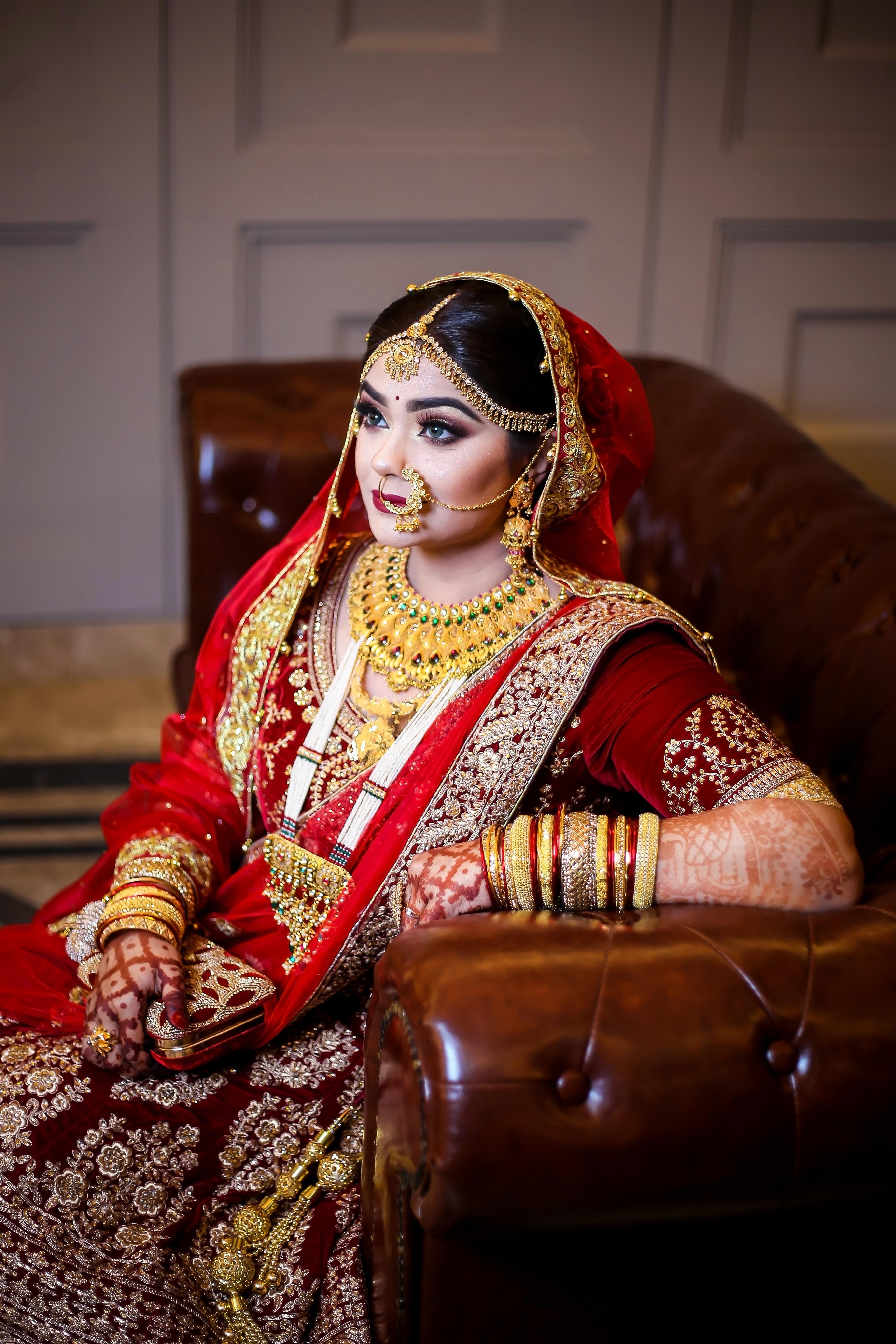 3648x5472 Women Wearing Pink Sari · Free