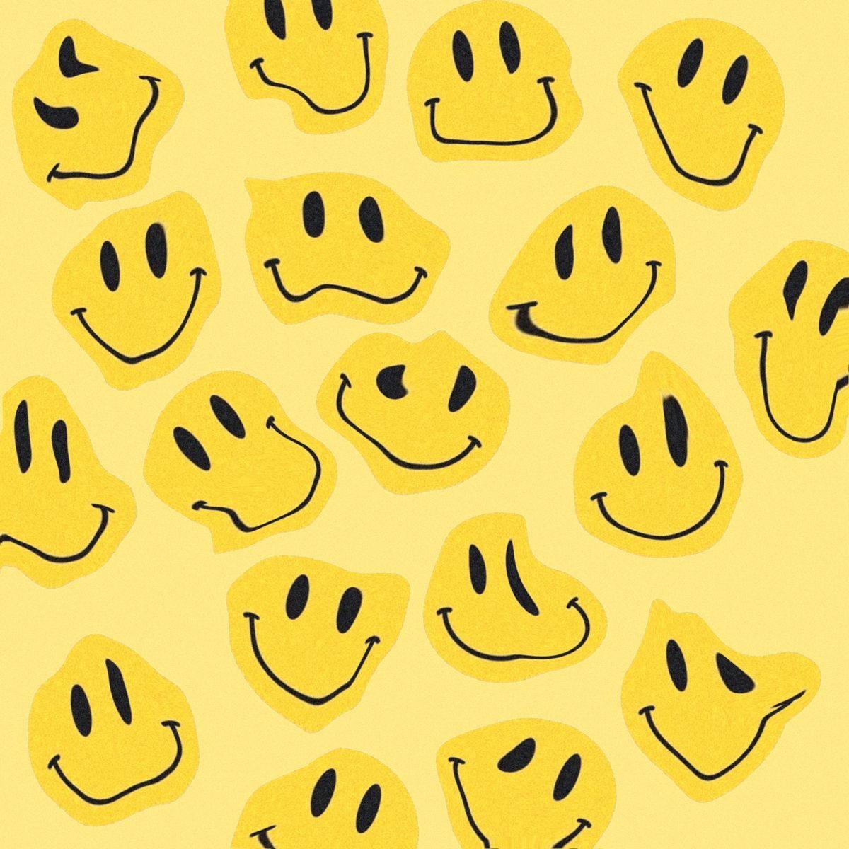 1200x1200 Preppy Smiley Face Wallpaper for FREE