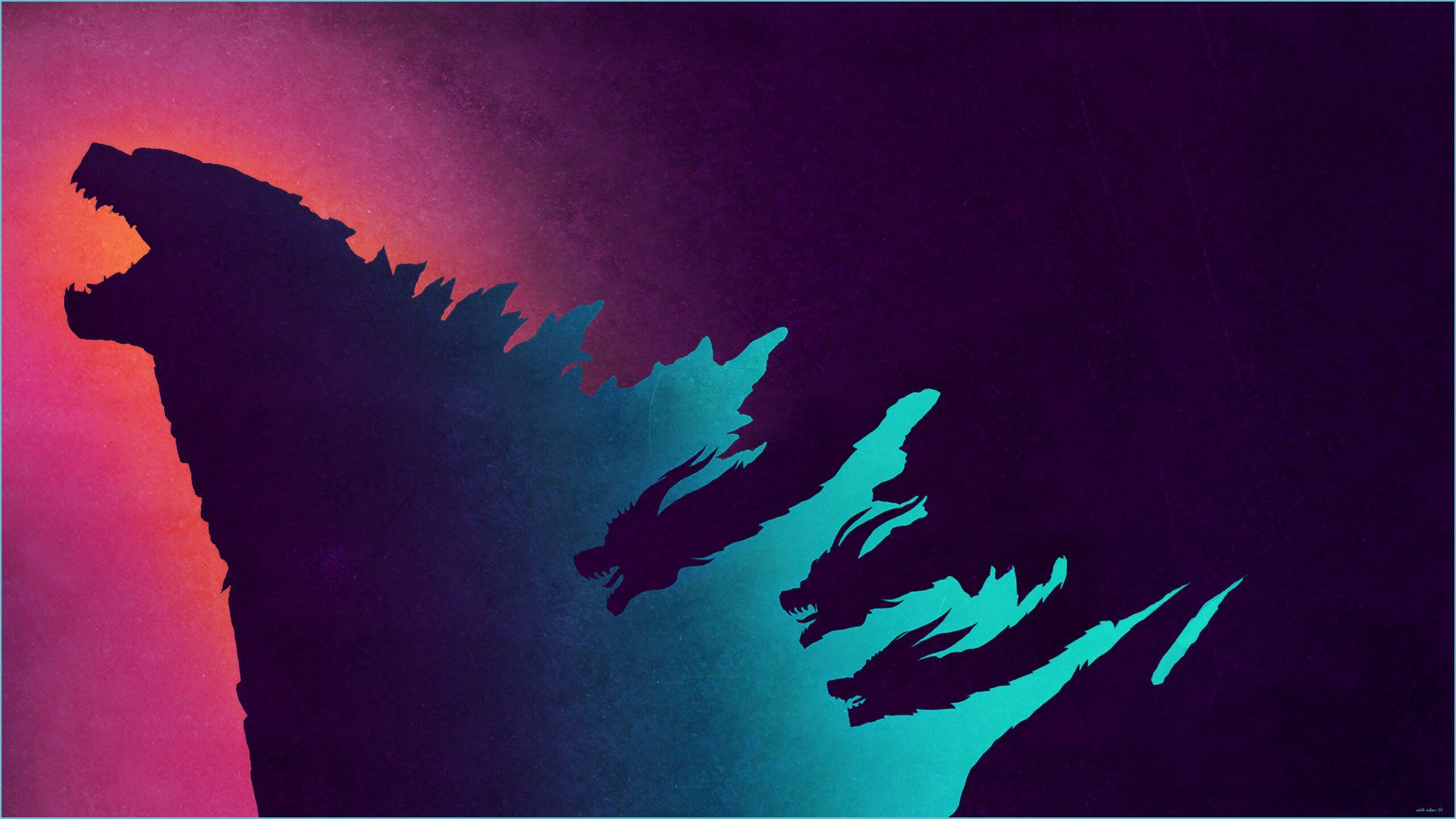 2560x1440 Godzilla Logo Wallpaper