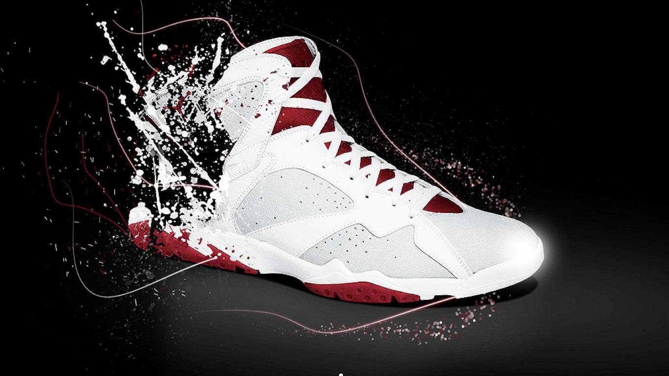 1366x768 Cool Jordan Shoes wallpaperx768
