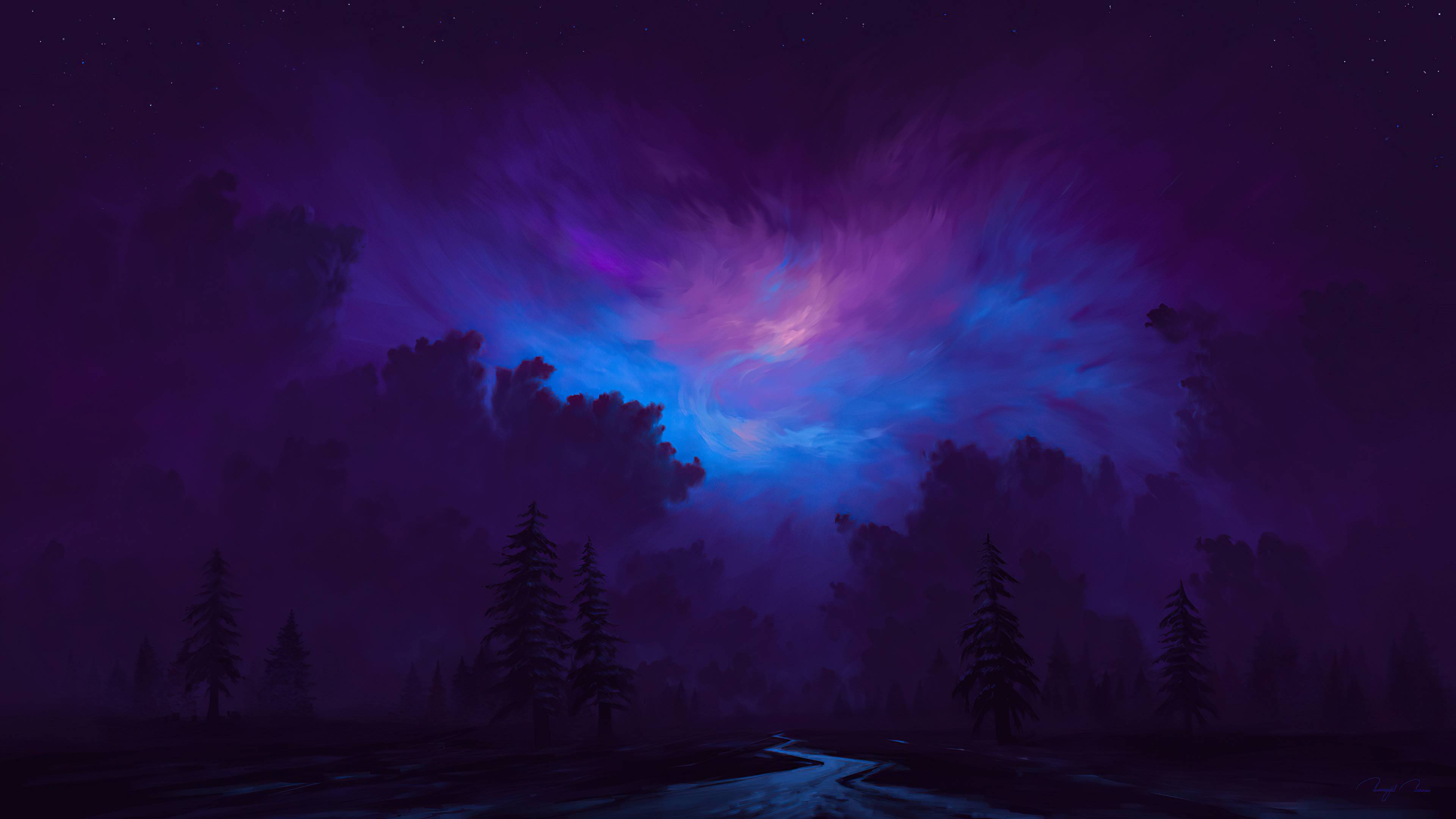 3840x2160 Last Dreamy Night 4k, HD Artist, 4k Wallpaper, Image, Background, Photo and Picture