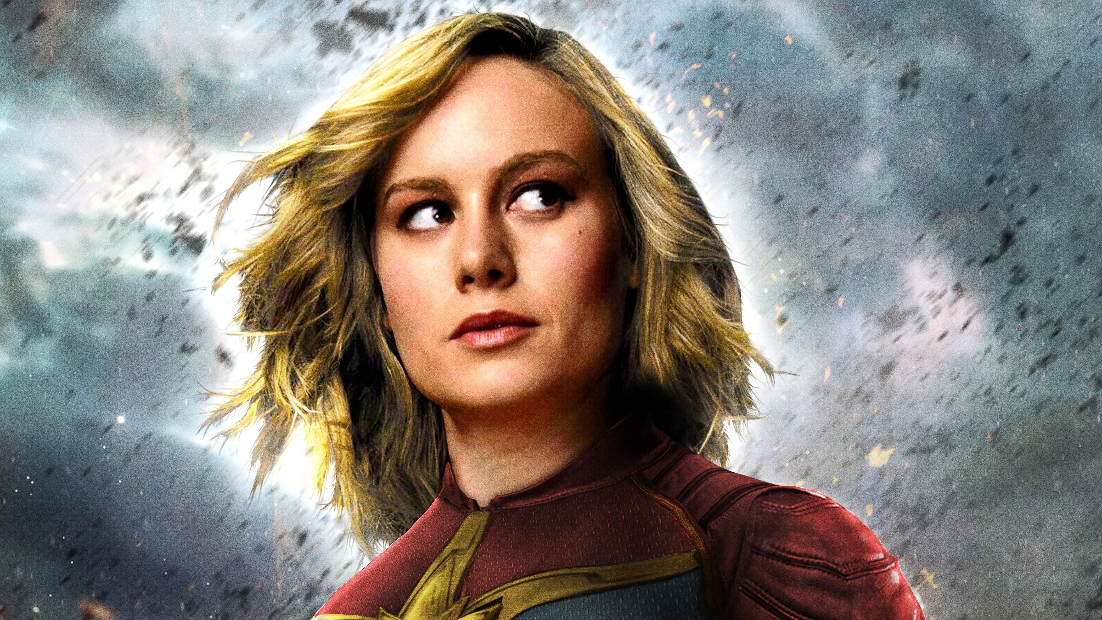 3840x2160 Captain Marvel Movie 2019 Brie Larson as Carol Danvers 4k Gallery HD Wallpaper