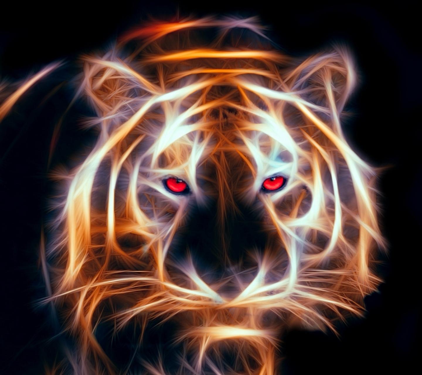 1440x1280 Tiger Phone Wallpaper