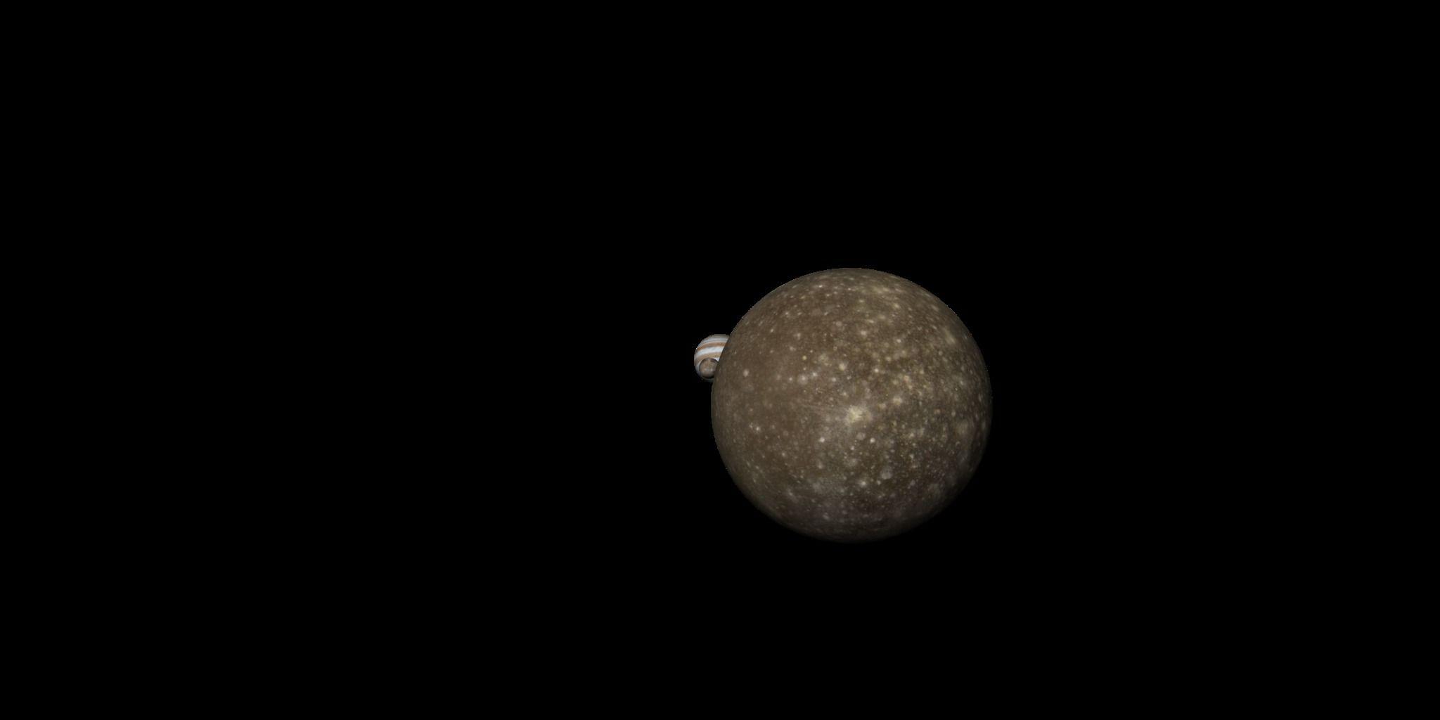 2048x1024 SVS: Galilean moon orbits from Callisto into Jupiter