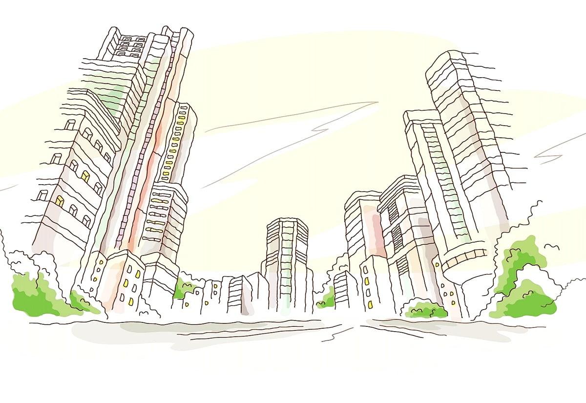 1200x825 Cool Painted Cities, Sketch, Drawing wallpaper. Best Free Download wallpaper