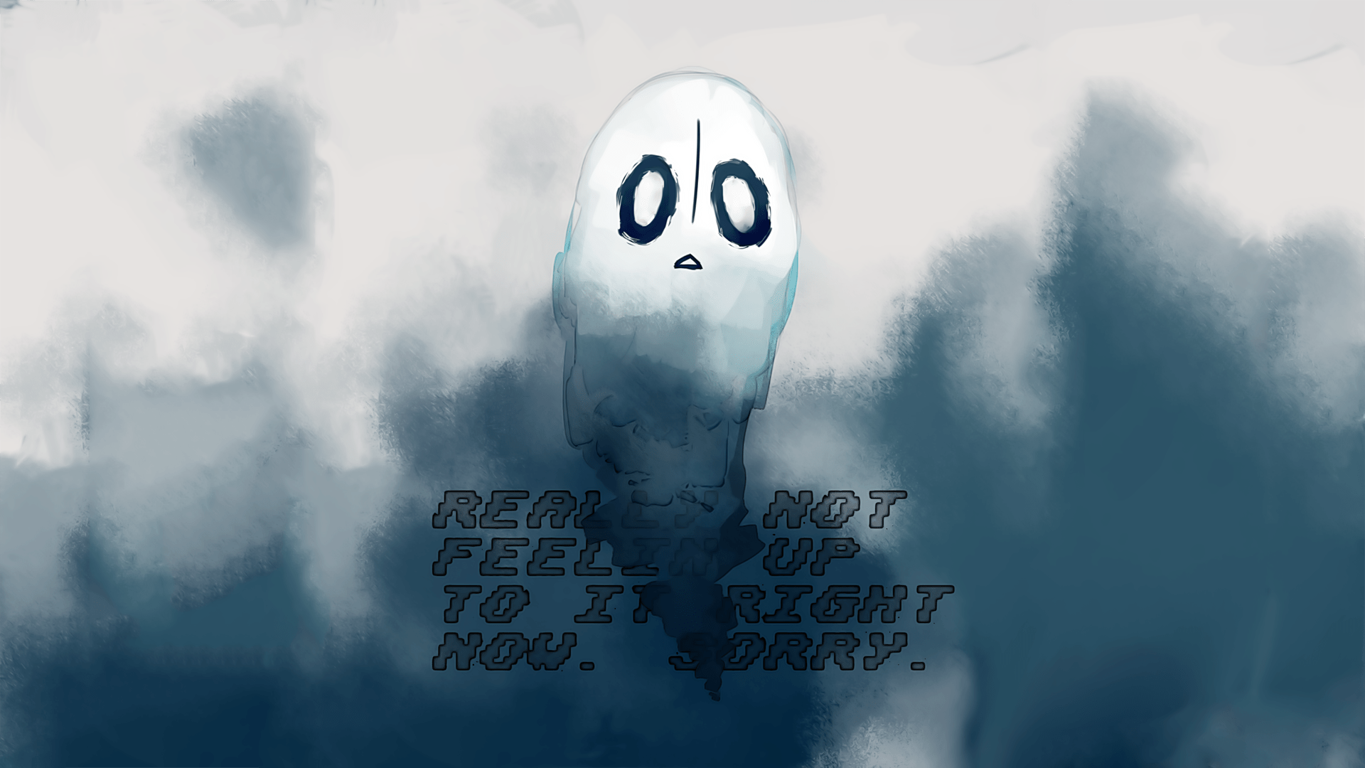 1920x1080 Napstablook (Undertale) HD Wallpaper and Background