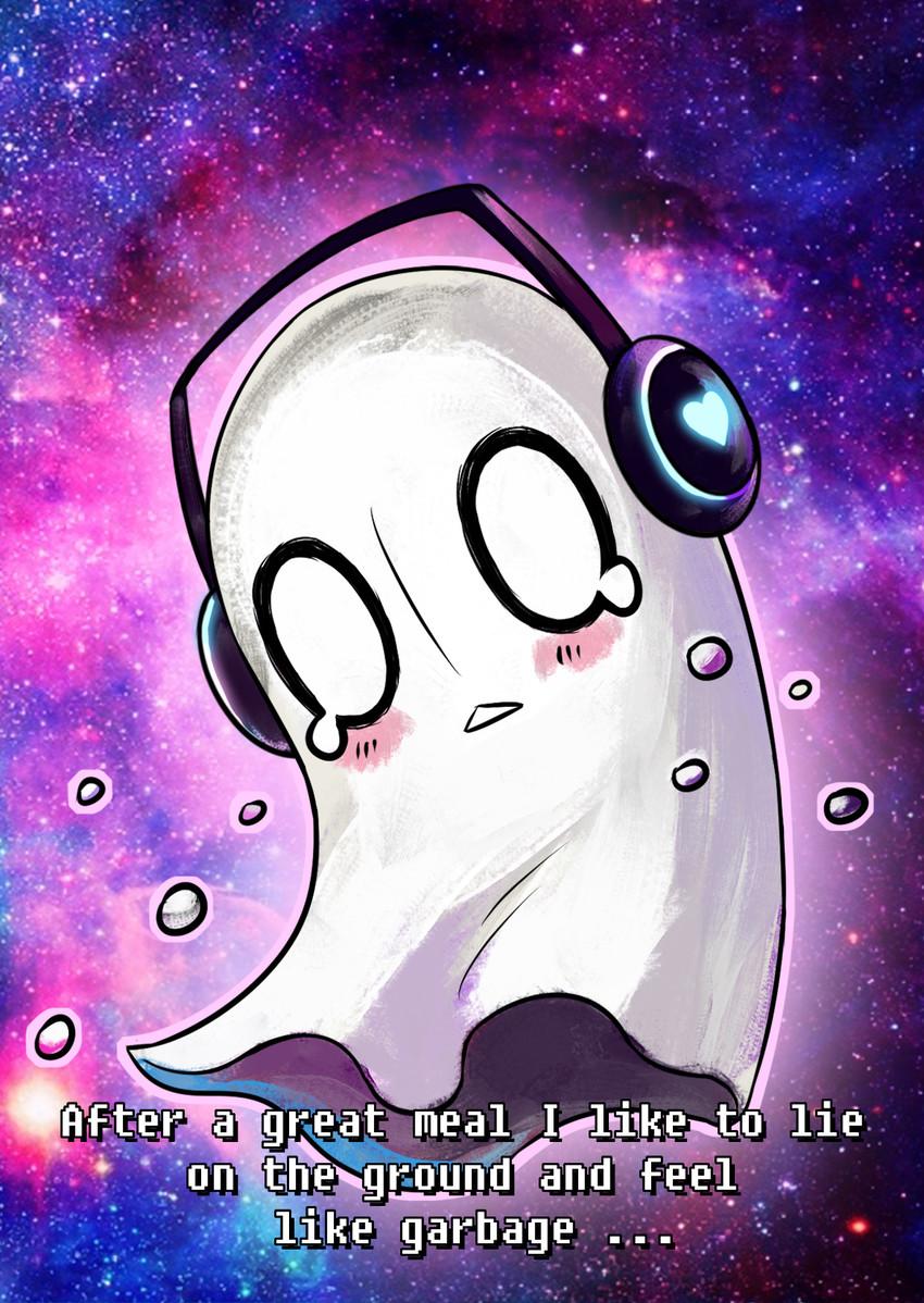 850x1198 napstablook (undertale) drawn