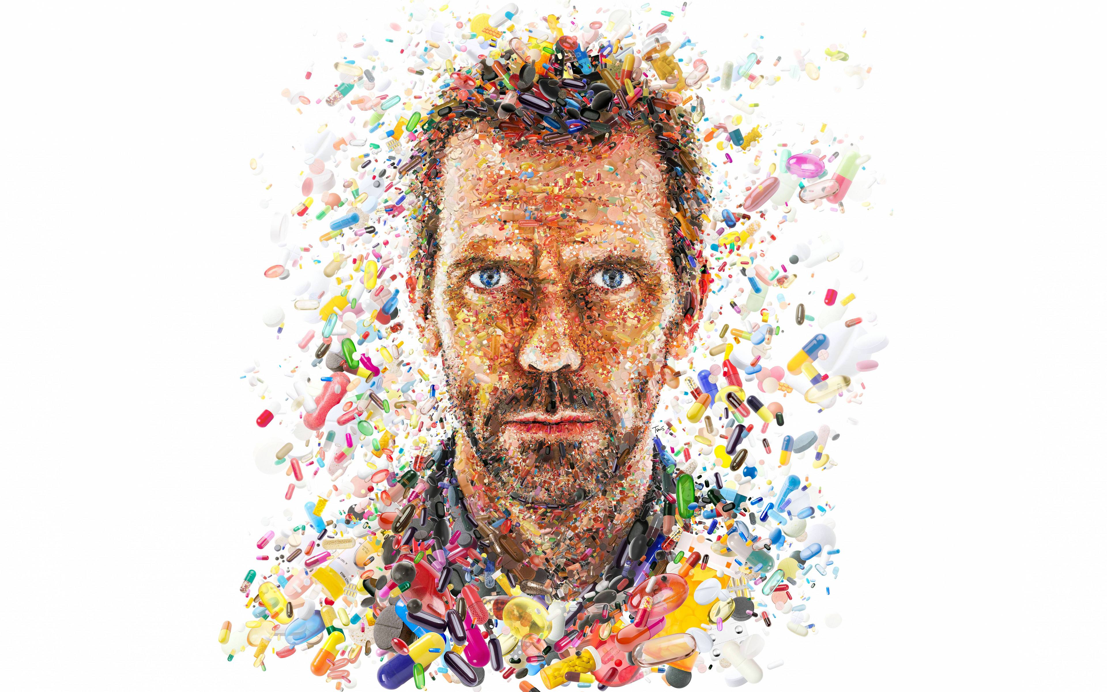 3840x2400 Dr House Gregory & Capsule In Art Wallpaper, HD TV Series 4K Wallpaper, Image, Photo and Background