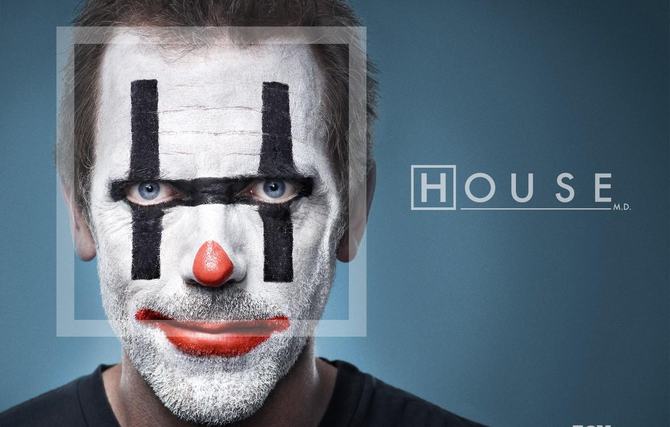 1332x850 Wallpaper clown, House, Dr. house, Hugh Laurie image for desktop, section фильмы