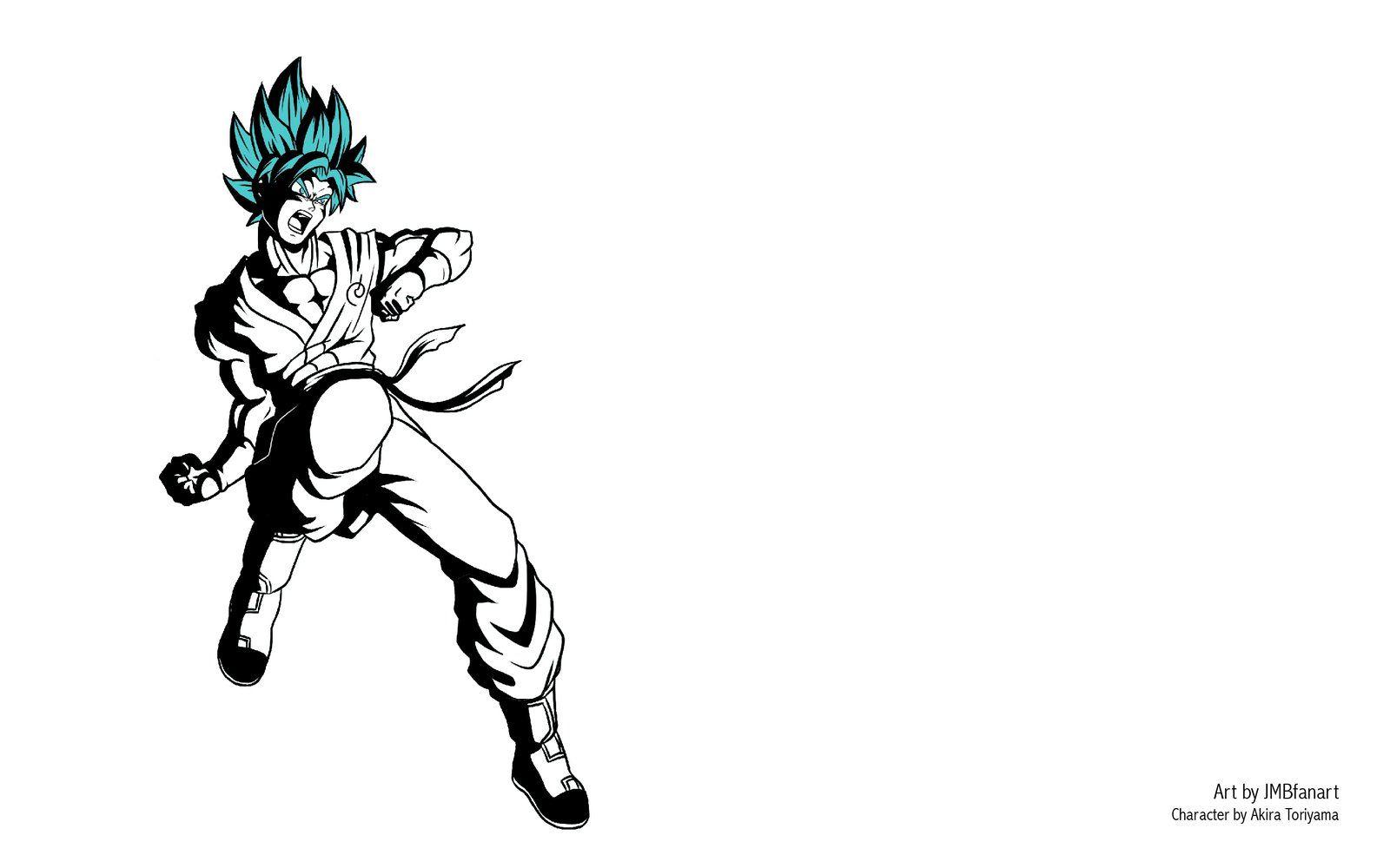 1600x1000 SSGSS Goku and Vegeta Wallpaper