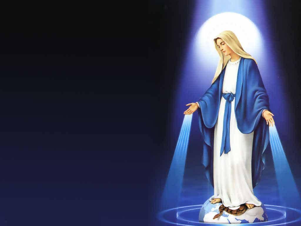 1024x768 Virgin Mary Wallpaper for FREE
