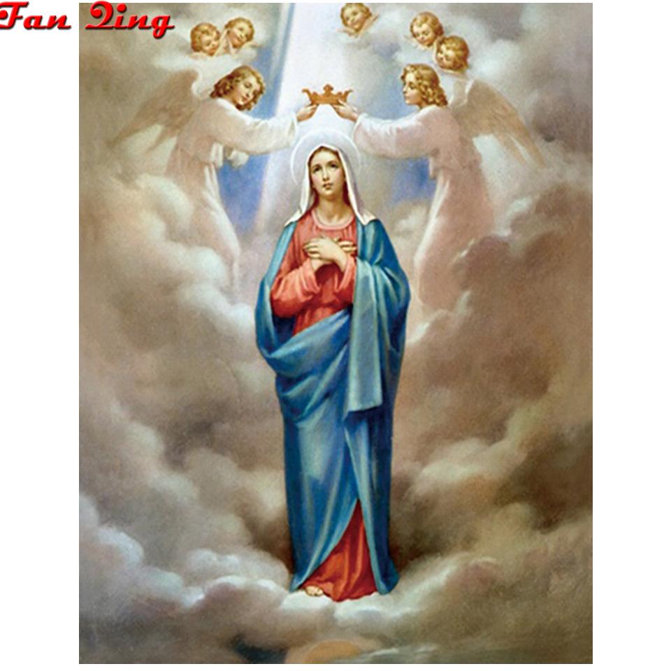 960x960 Virgin Mary Religion Icon Of St Wallpaper Cross Stitch Diy Diamond Painting Full Drill Diamond Embroidery 5d Mosaic Decoration Painting Cross Stitch