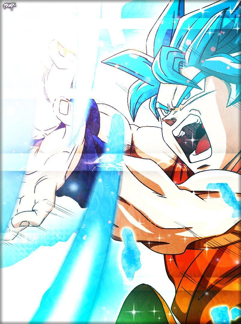 804x1080 Goku SSGSS God Blue Wallpaper By FXMX. FXMX Designs