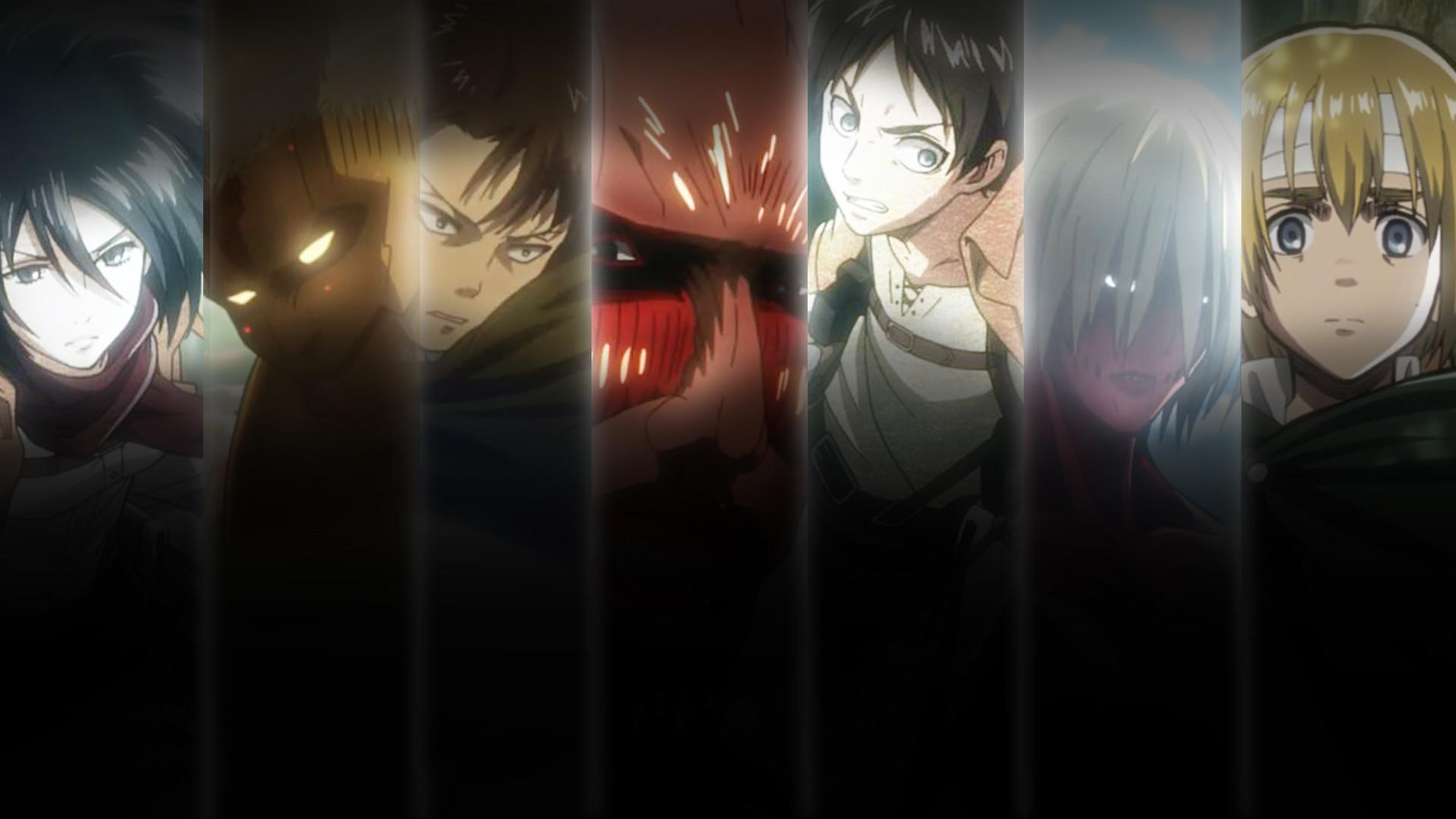 1920x1080 Attack on Titan Logo Wallpaper