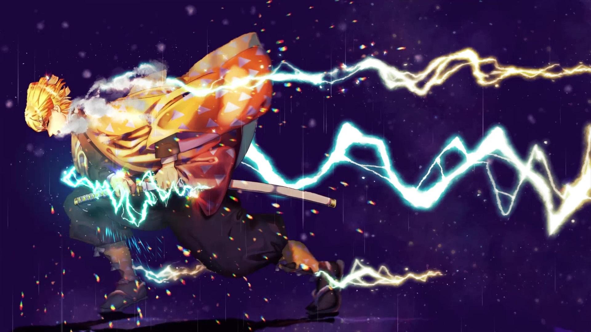1920x1080 Sleeping Zenitsu Attack Kimetsu No Yaiba Live Wallpaper