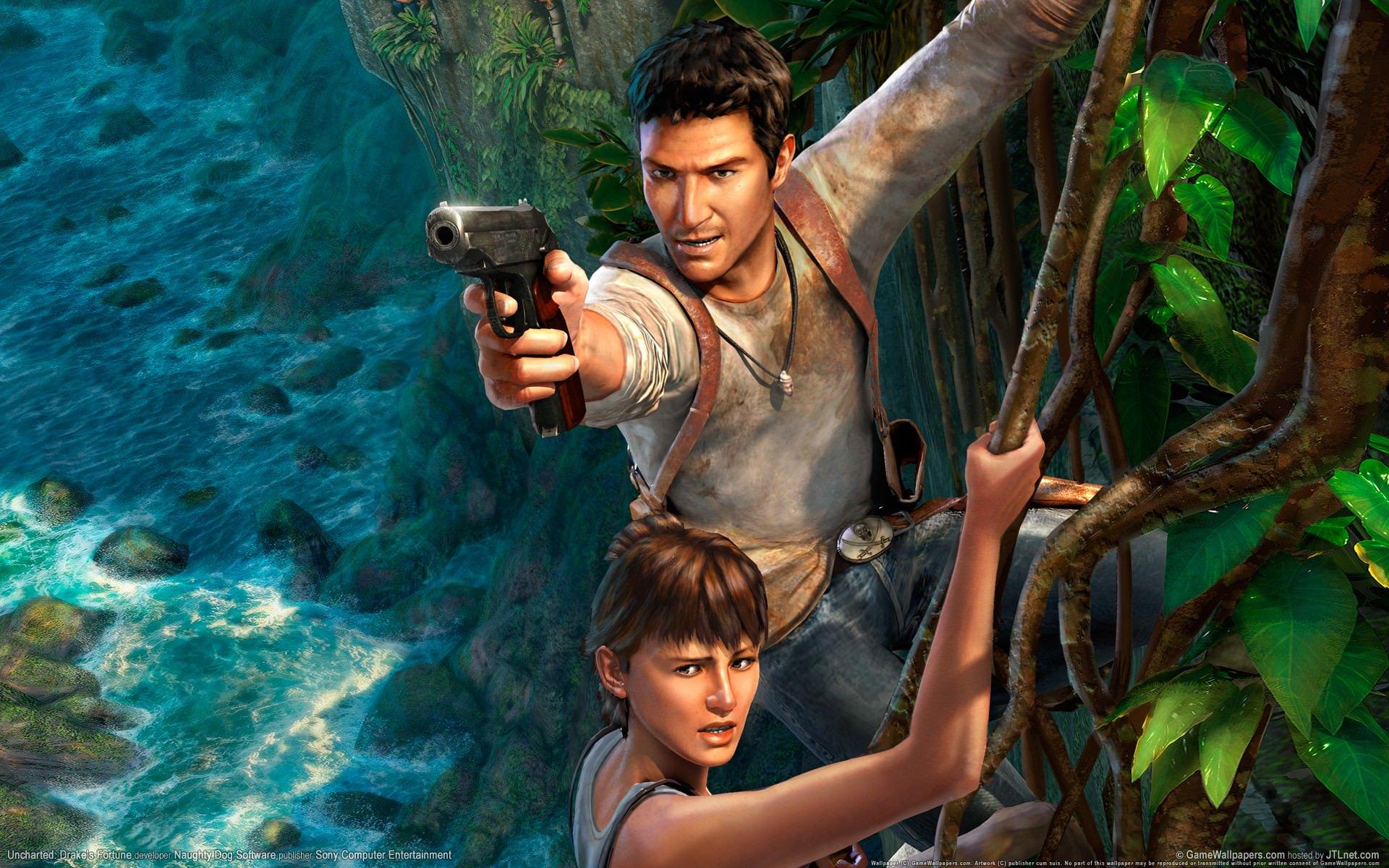 1920x1200 Game Maker's Toolkit from Uncharted was originally going to be a brunette. Her hair (and face) changed during development