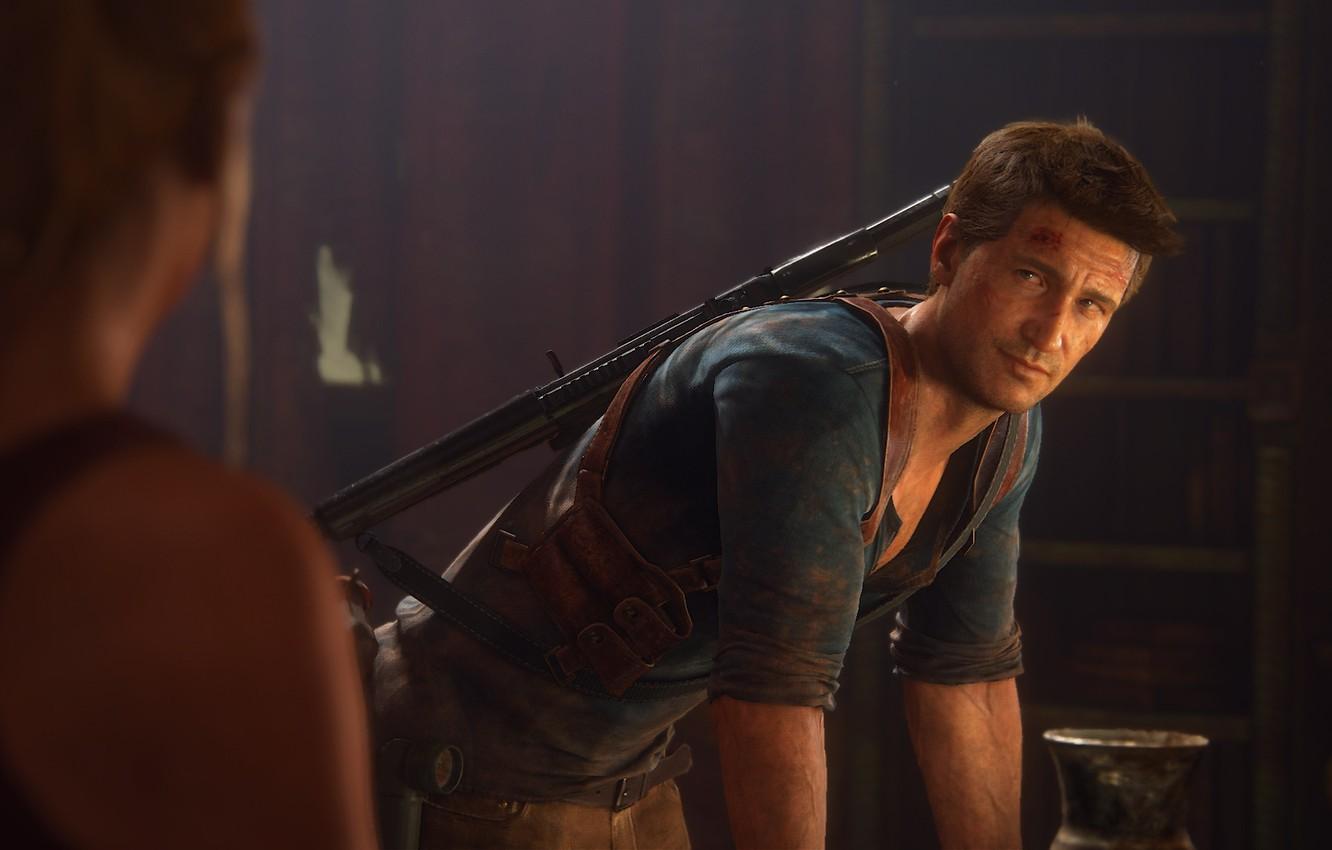 1332x850 Wallpaper look, Naughty Dog, Playstation Uncharted Nathan Drake, Elena Fisher image for desktop, section игры
