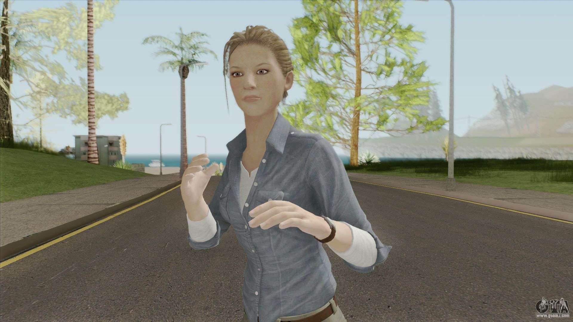 1920x1080 Elena Fisher (Uncharted 3) for GTA San Andreas