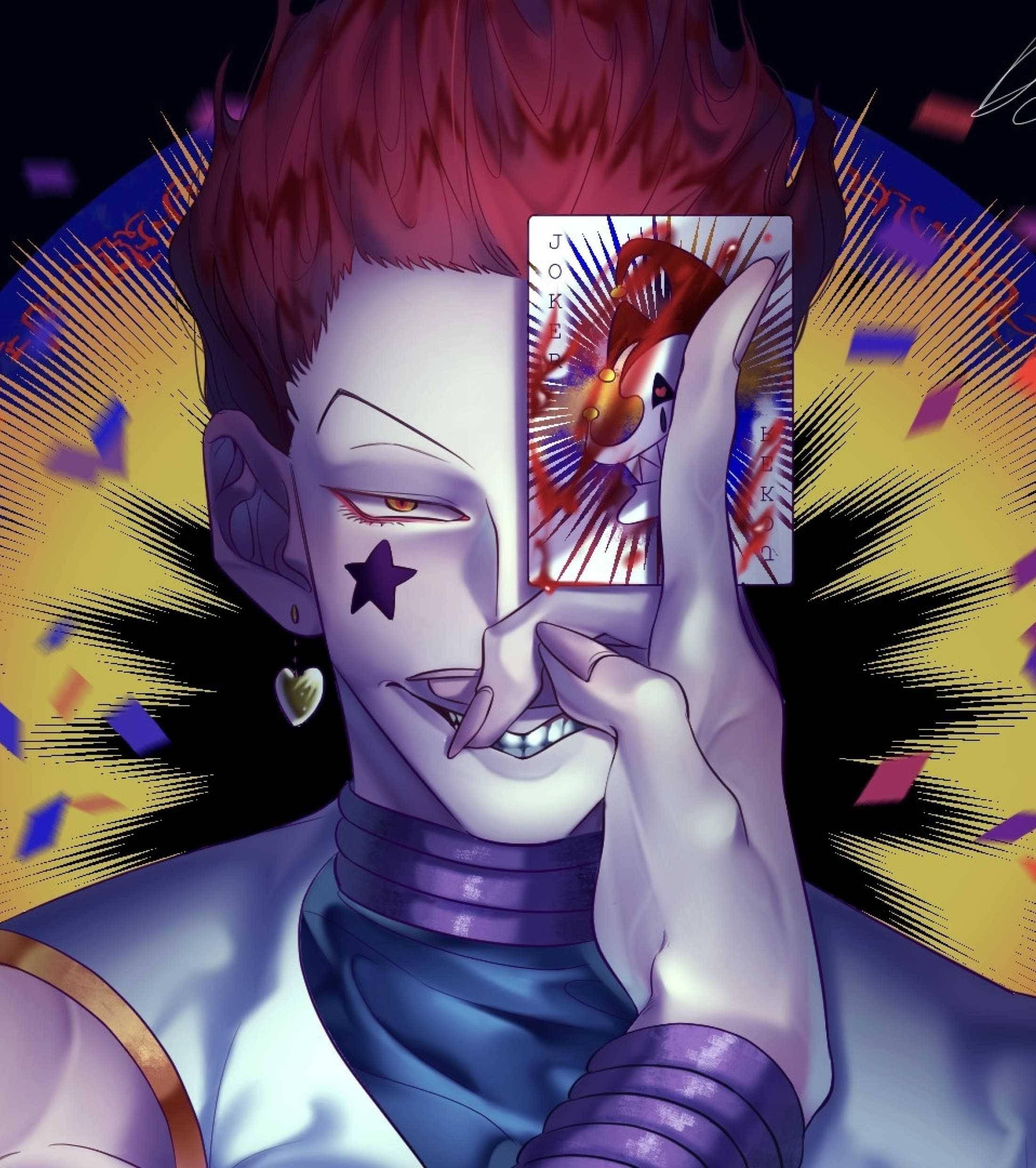 2200x2480 Download Hisoka 4K Joker Card Wallpaper