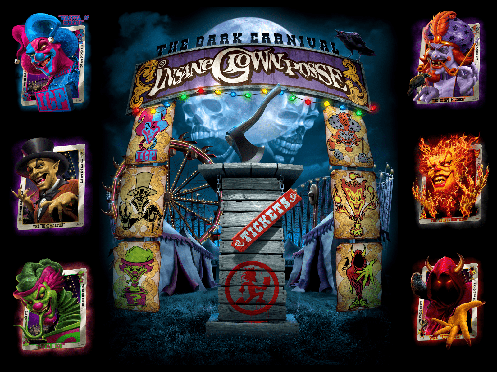 1600x1200 ICP Joker Cards Wallpaper