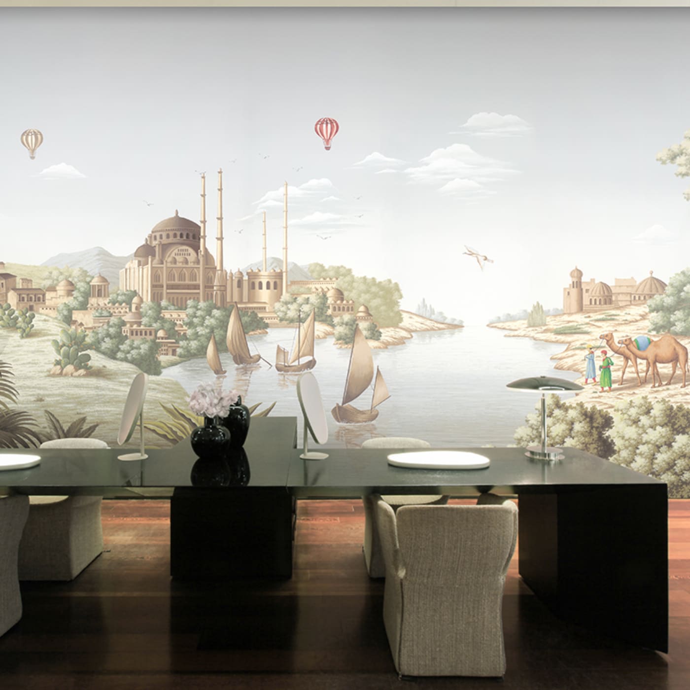 1400x1400 The Silk Road in Colourful Wallpaper Misha