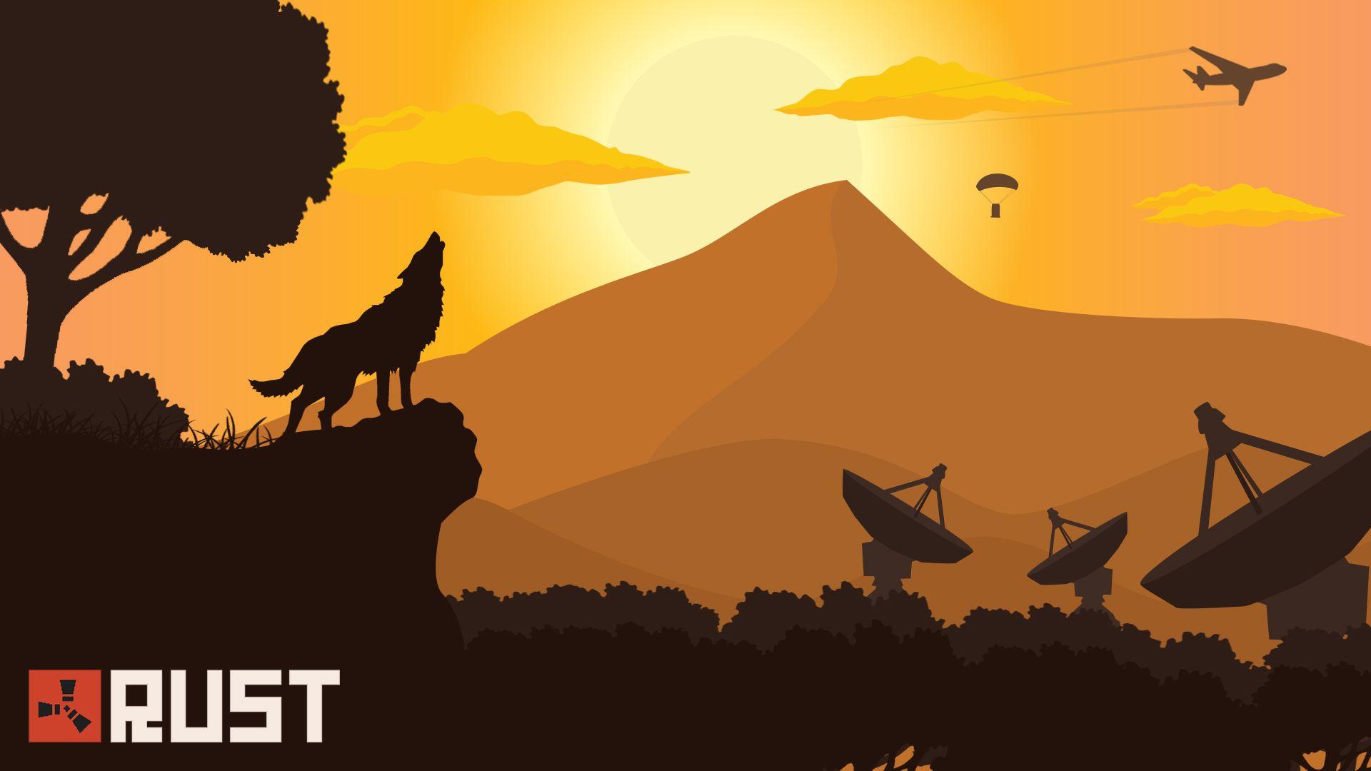 1920x1080 Rust wallpaper I made. Feedback welcome! :)