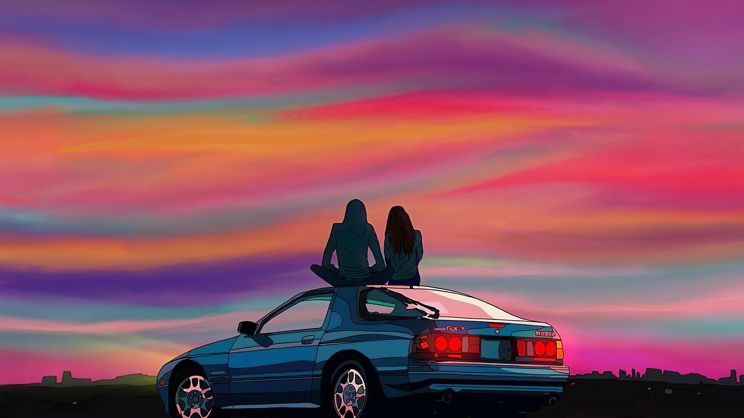 2560x1440 Wallpaper / couple, love, hd, 4k, artist, artwork, digital art free download