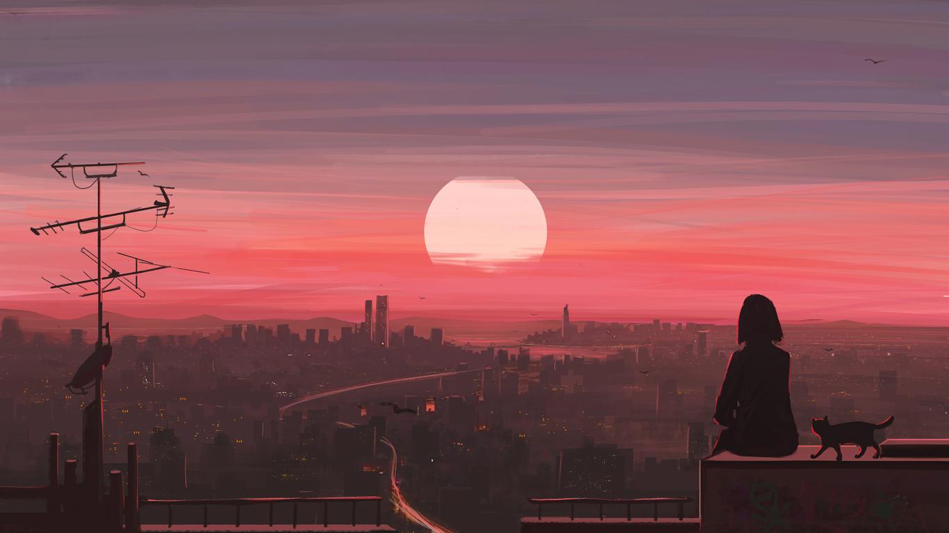 1366x768 Lofi Girl 5k 1366x768 Resolution HD 4k Wallpaper, Image, Background, Photo and Picture