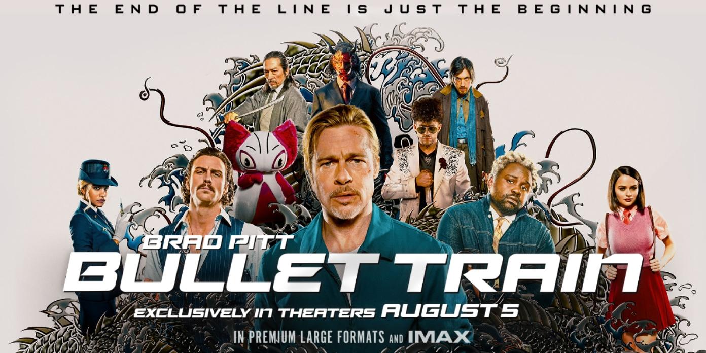1392x696 Bullet Train Movie Posters Give Stunning New Look At Brad Pitt s Rivals