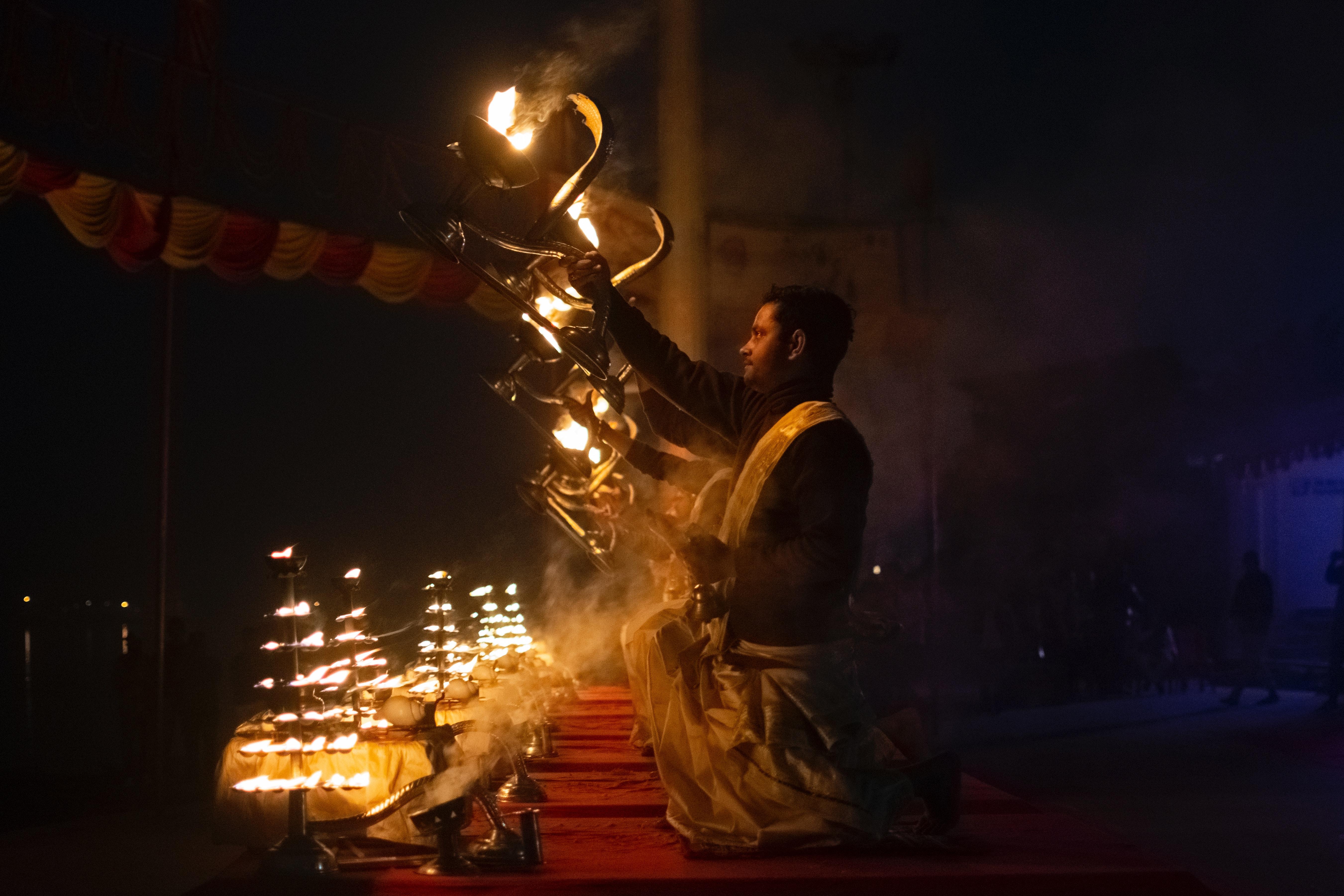5402x3601 Ganga Aarti Photo, Download The BEST Free Ganga Aarti & HD Image