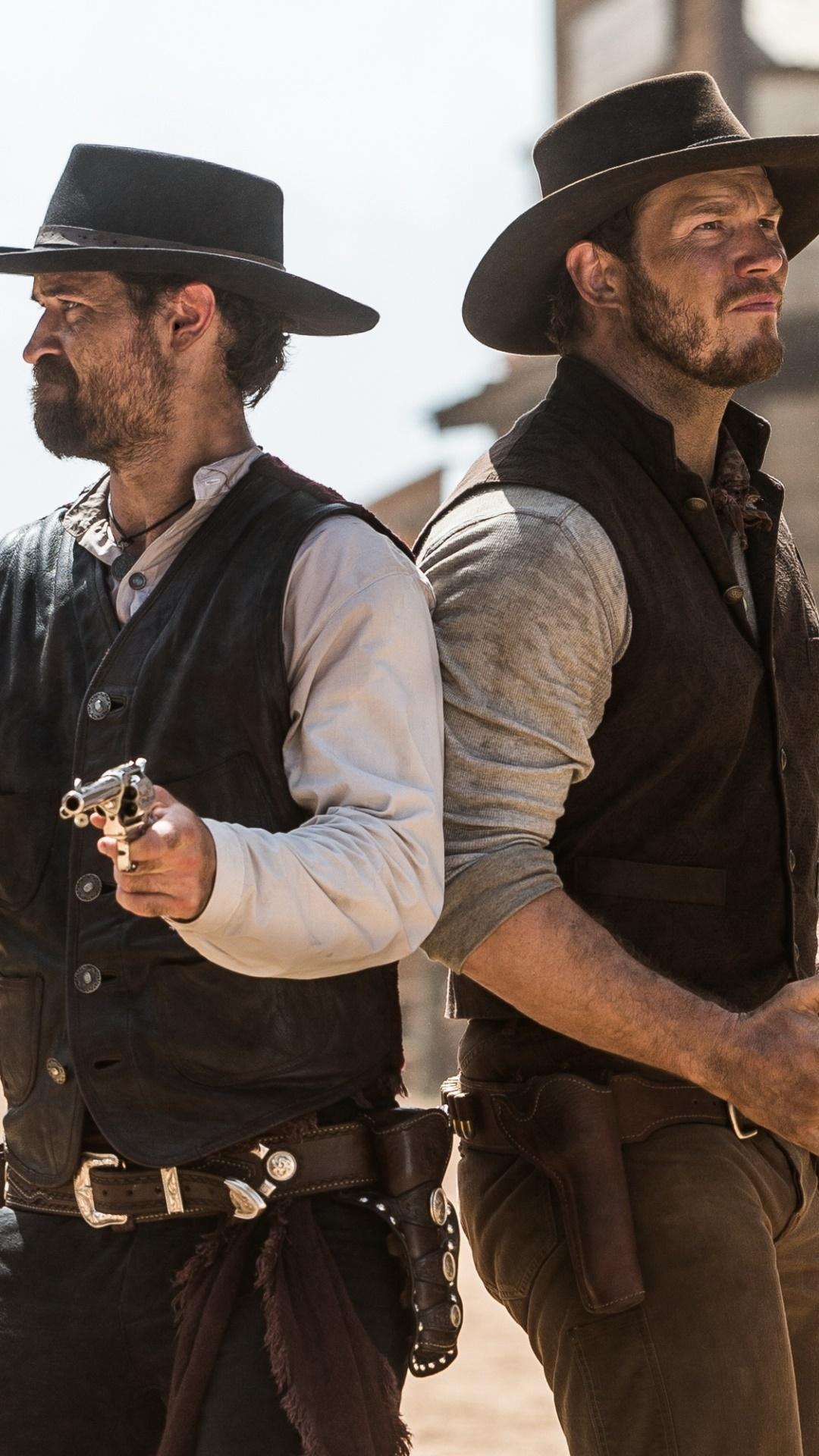 1080x1920 Wallpaper / Movie The Magnificent Seven (2016) Phone Wallpaper, Chris Pratt, The Magnificent Seven, Manuel Rulfo, 1080x1920 free download