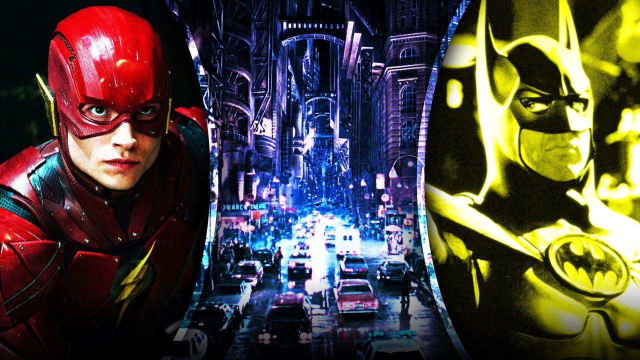 1280x720 The Flash Movie Reportedly Rebuilding Tim Burton's Gotham City For Michael Keaton's Batman